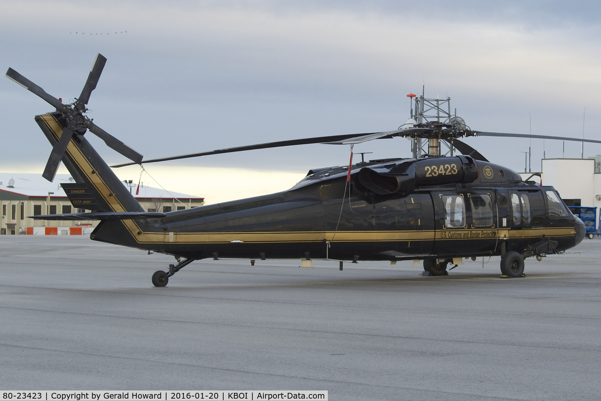 80-23423, Sikorsky UH-60A Black Hawk C/N 70.181, Parked on north GA ramp.