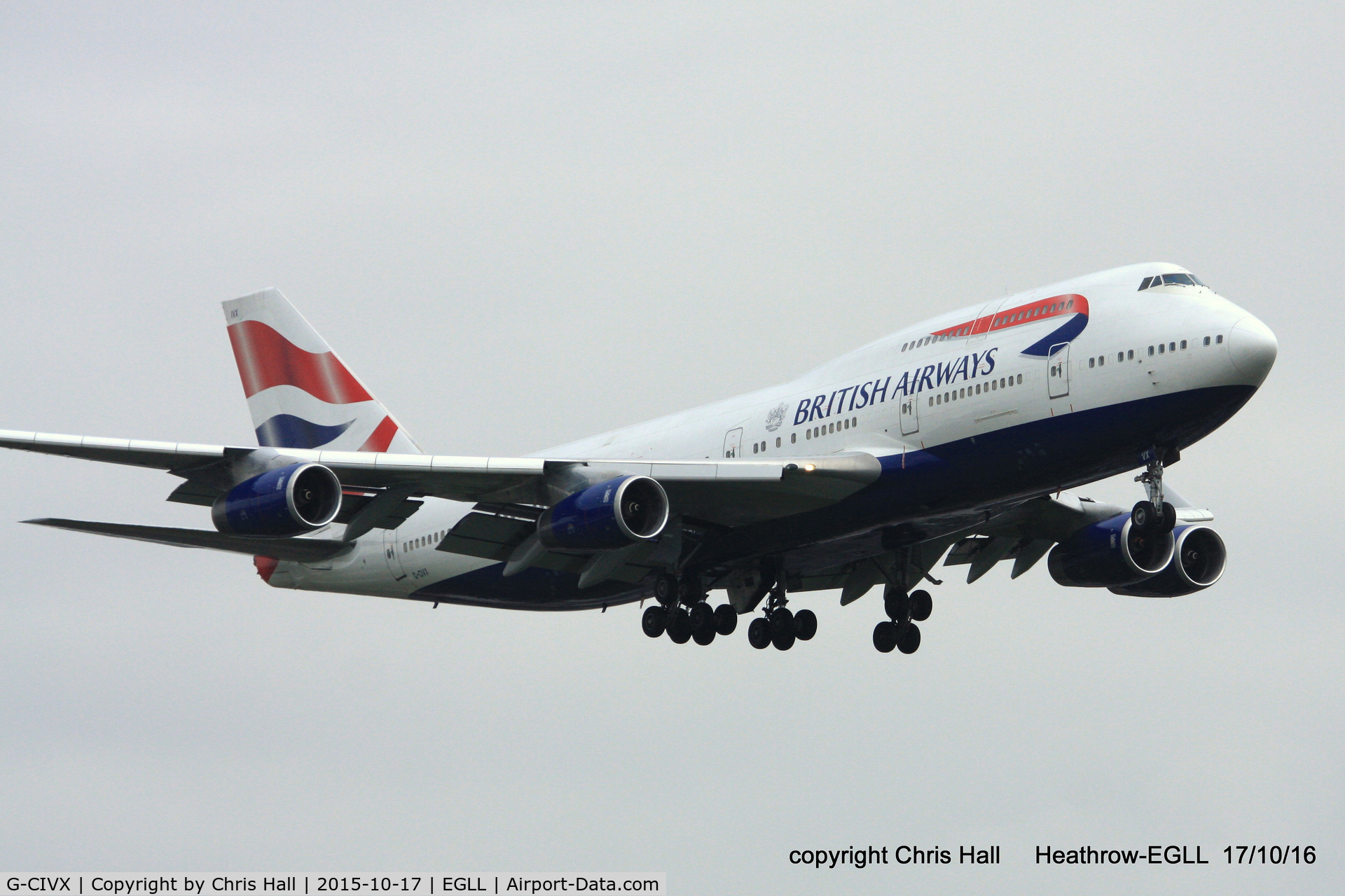 G-CIVX, 1998 Boeing 747-436 C/N 28852, British Airways