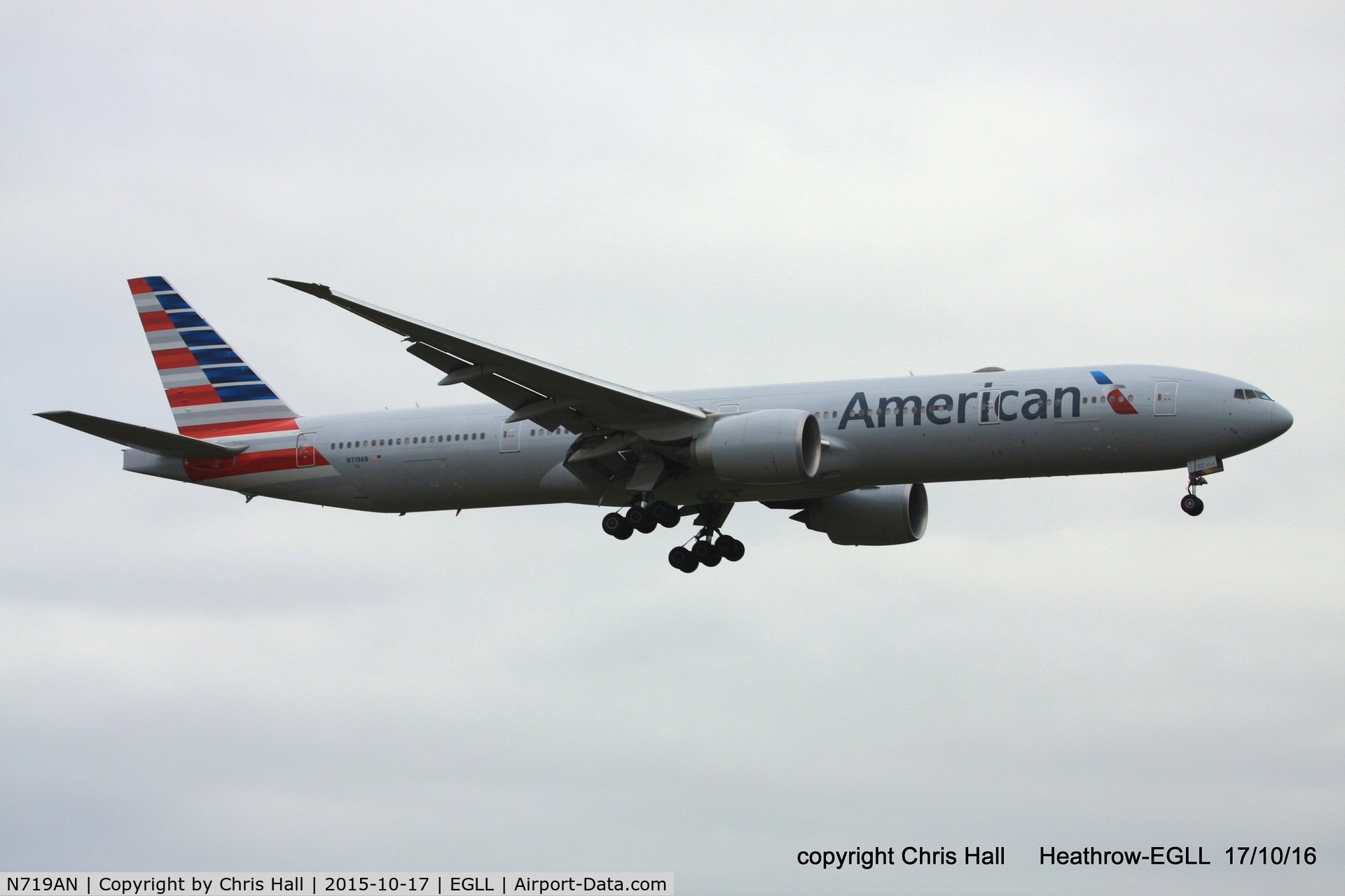 N719AN, 2013 Boeing 777-323/ER C/N 41668, American Airlines