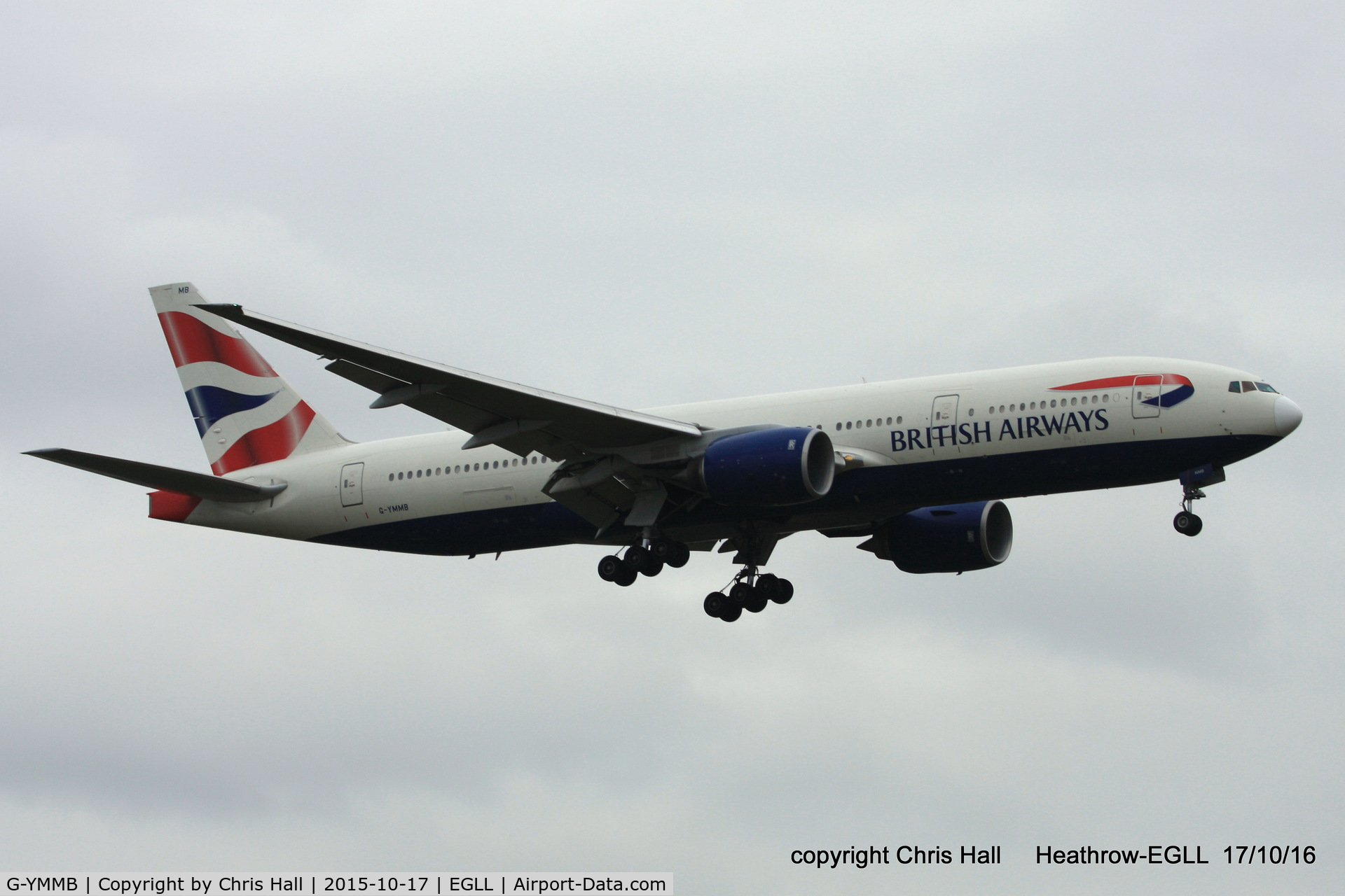 G-YMMB, 2000 Boeing 777-236/ER C/N 30303, British Airways