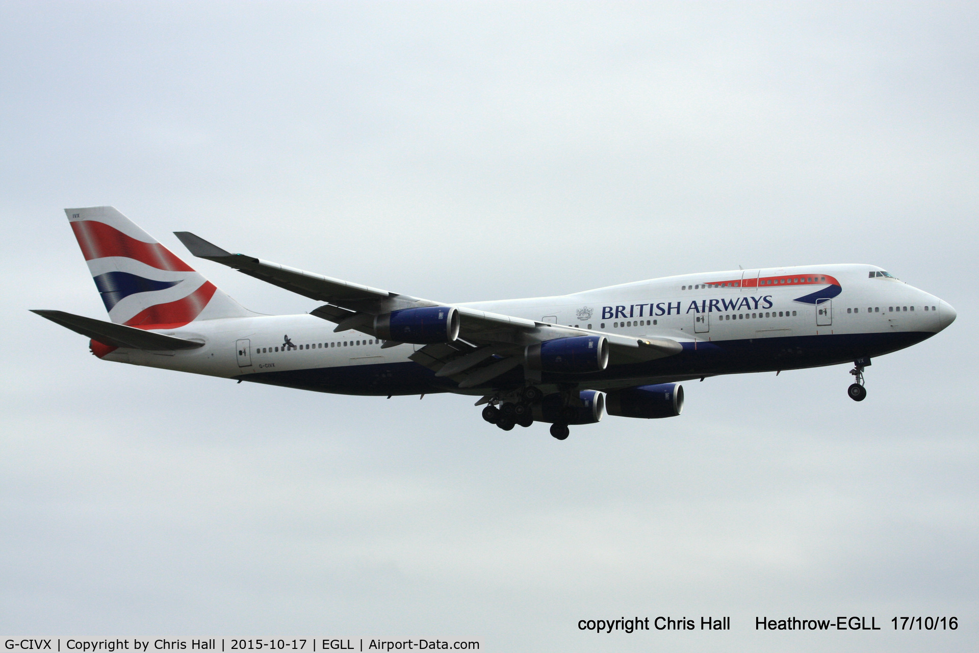 G-CIVX, 1998 Boeing 747-436 C/N 28852, British Airways