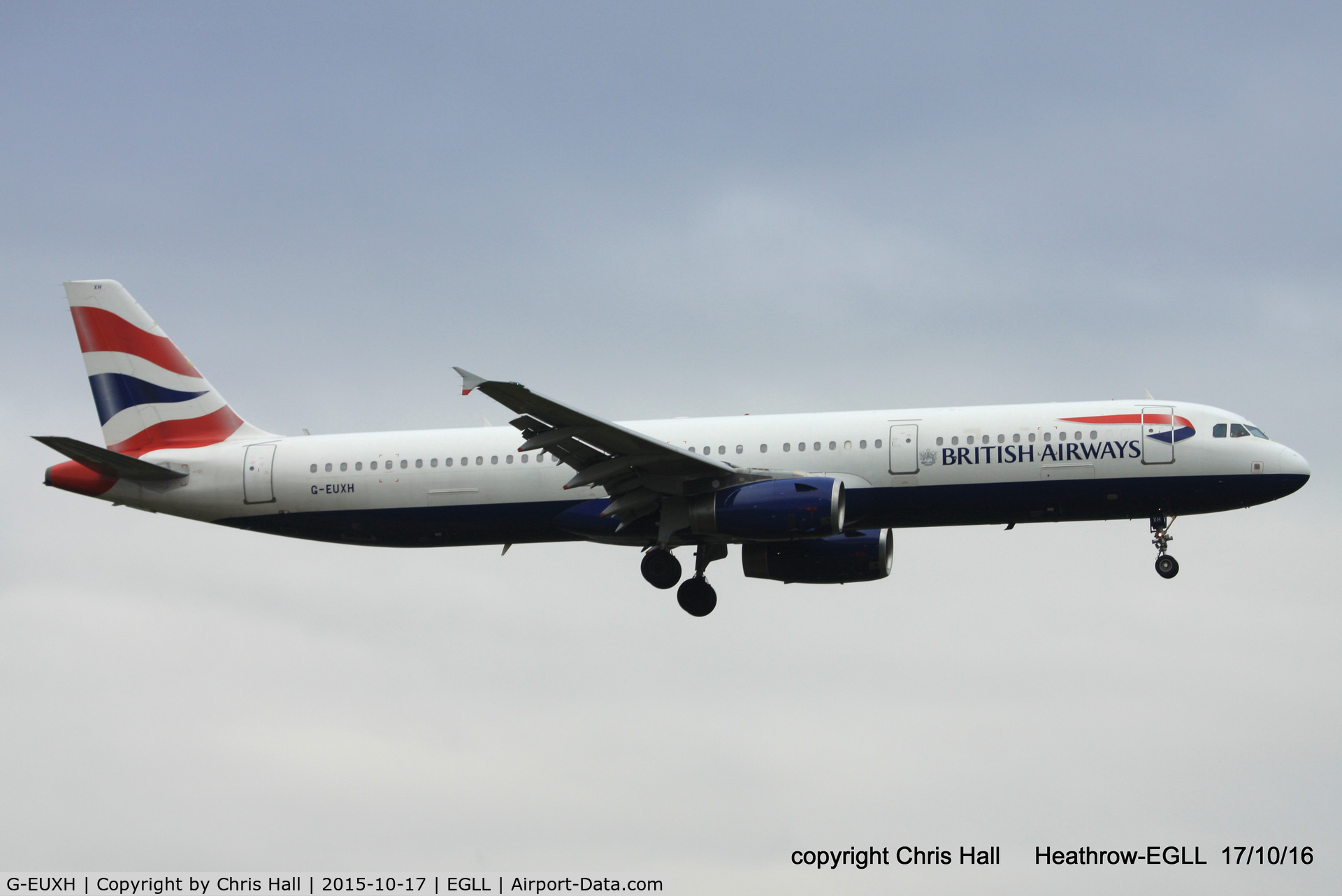 G-EUXH, 2004 Airbus A321-231 C/N 2363, British Airways