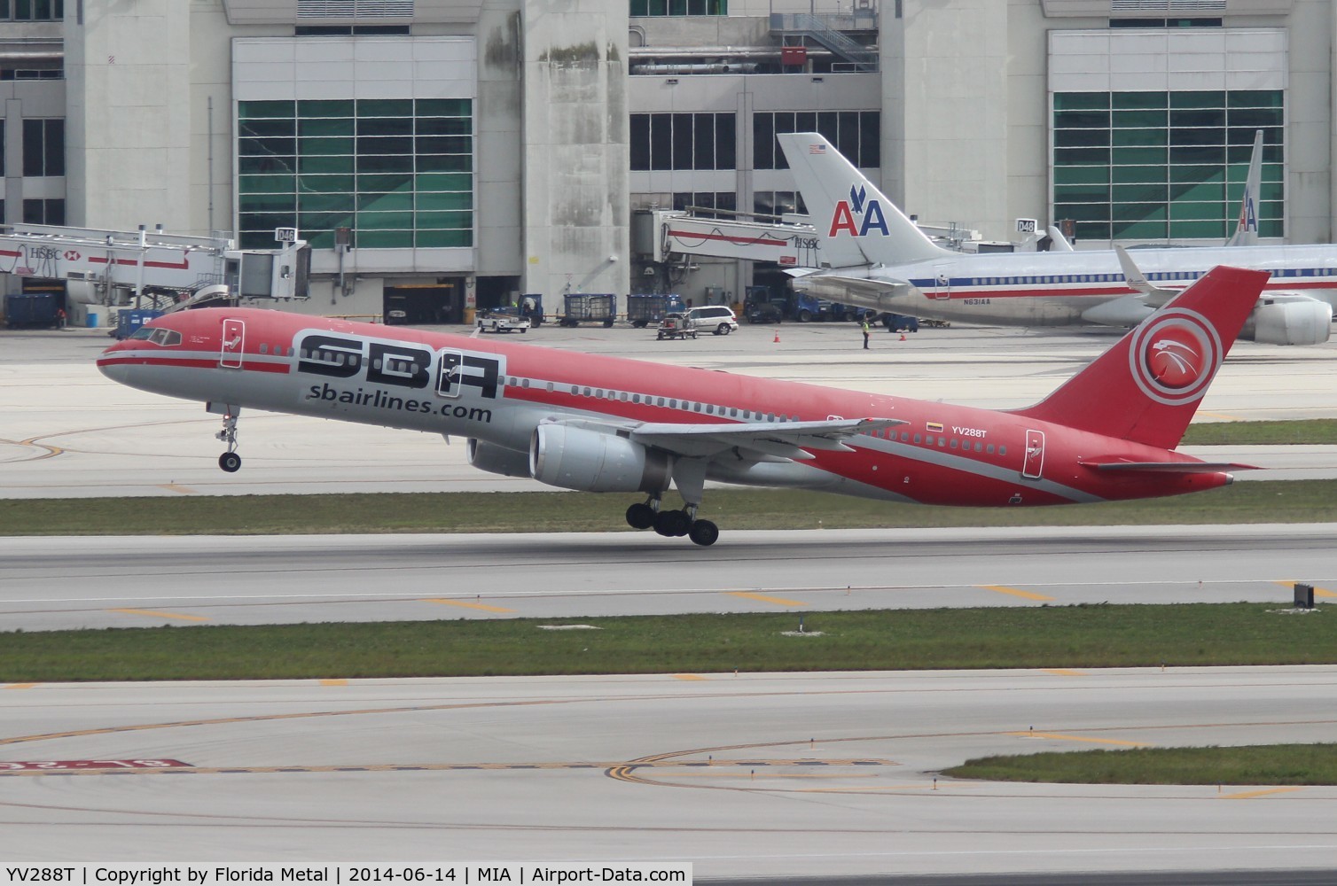 YV288T, 1989 Boeing 757-21B C/N 24402, Santa Barbara