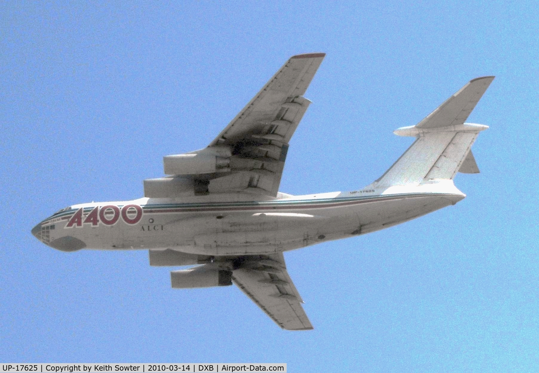 UP-17625, 1983 Ilyushin Il-76TD C/N 0033446350, On departure
