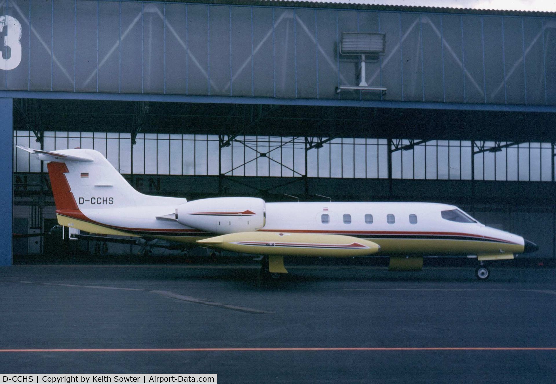 D-CCHS, 1982 Gates Learjet 55 C/N 55-049, Dusseldorf