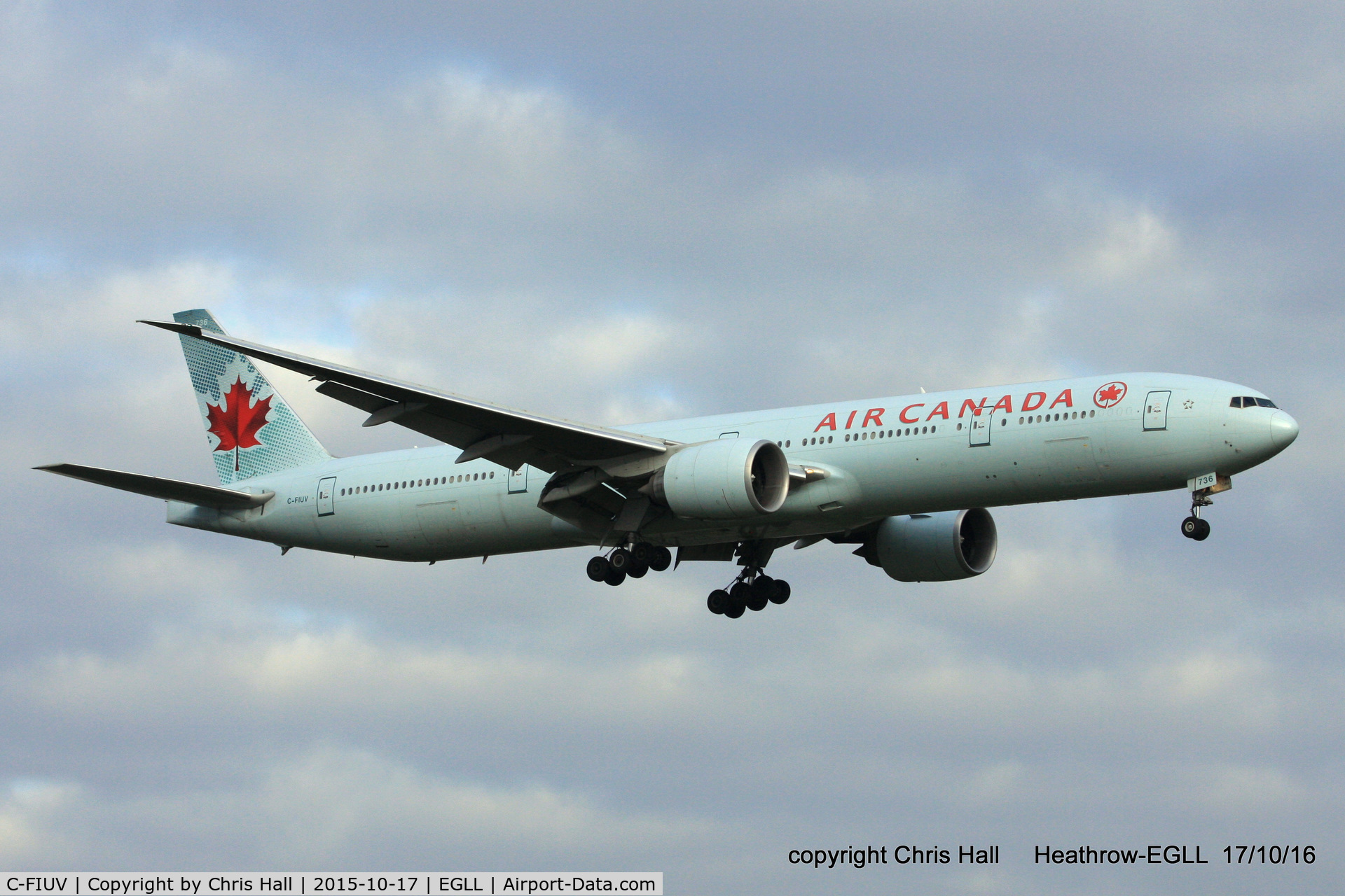 C-FIUV, 2008 Boeing 777-333/ER C/N 35248, Air Canada