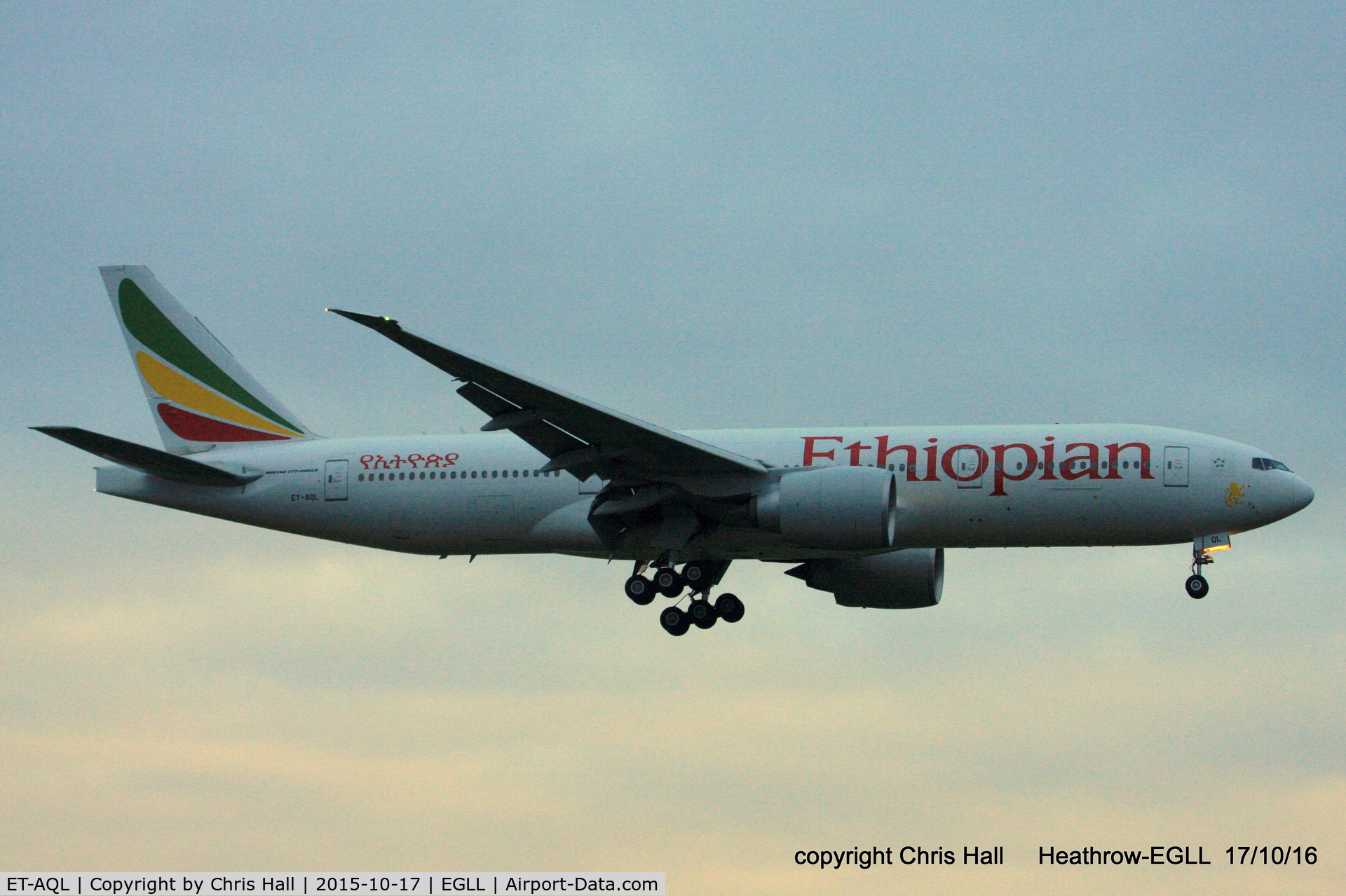 ET-AQL, 2013 Boeing 777-260/LR C/N 43814, Ethiopian Airlines
