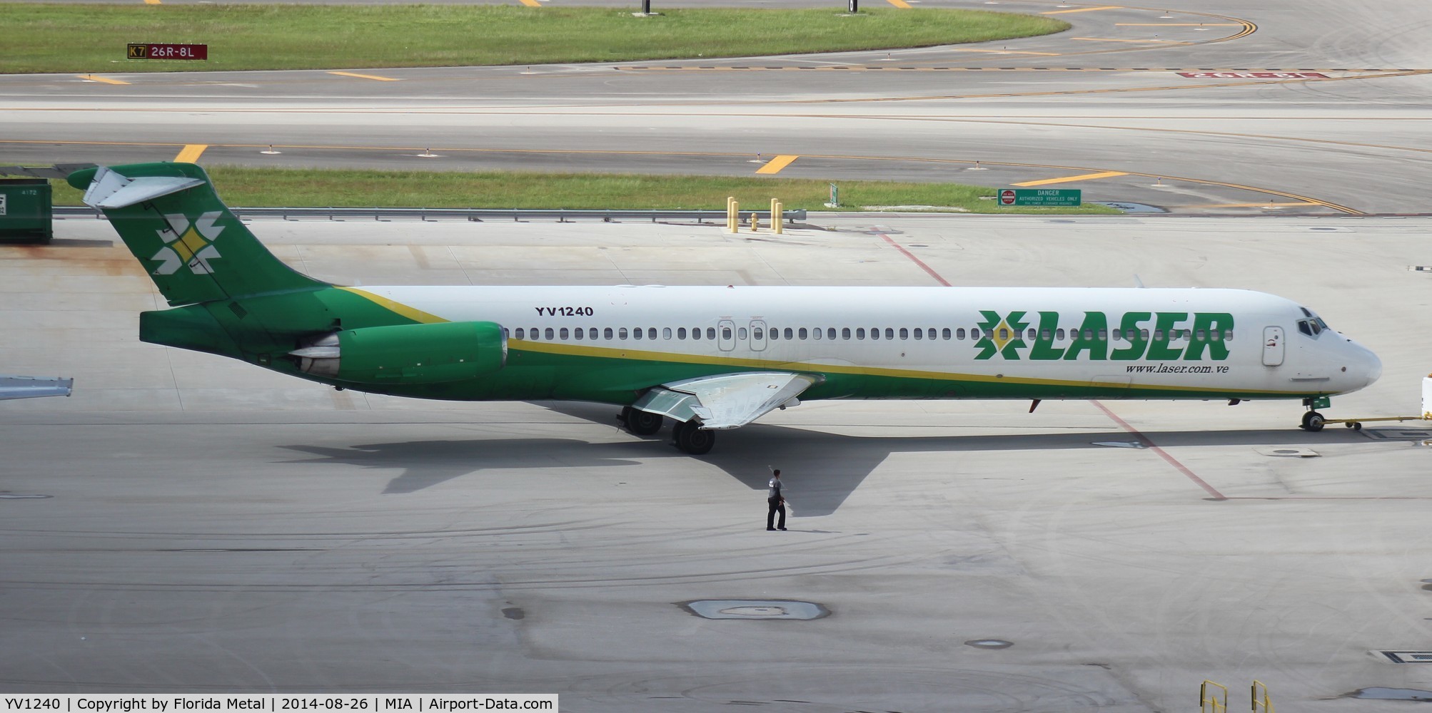 YV1240, 1990 McDonnell Douglas MD-81 (DC-9-81) C/N 49907, Laser