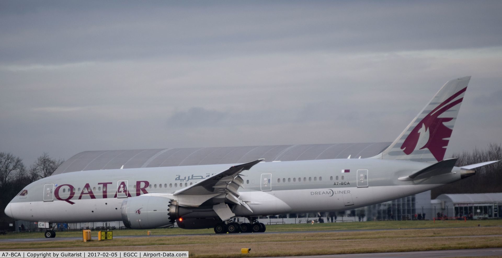 A7-BCA, 2012 Boeing 787-8 Dreamliner C/N 38319, At Manchester