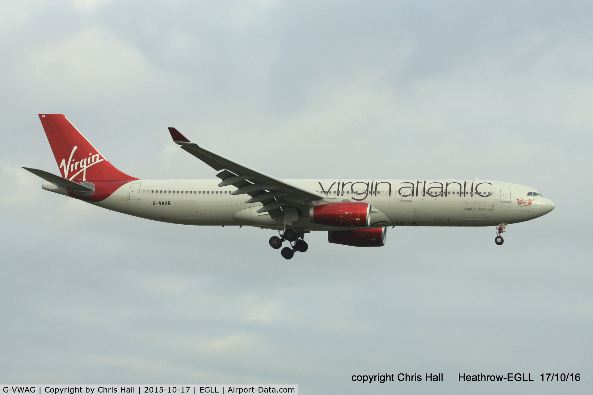 G-VWAG, 2012 Airbus A330-343X C/N 1341, Virgin Atlantic