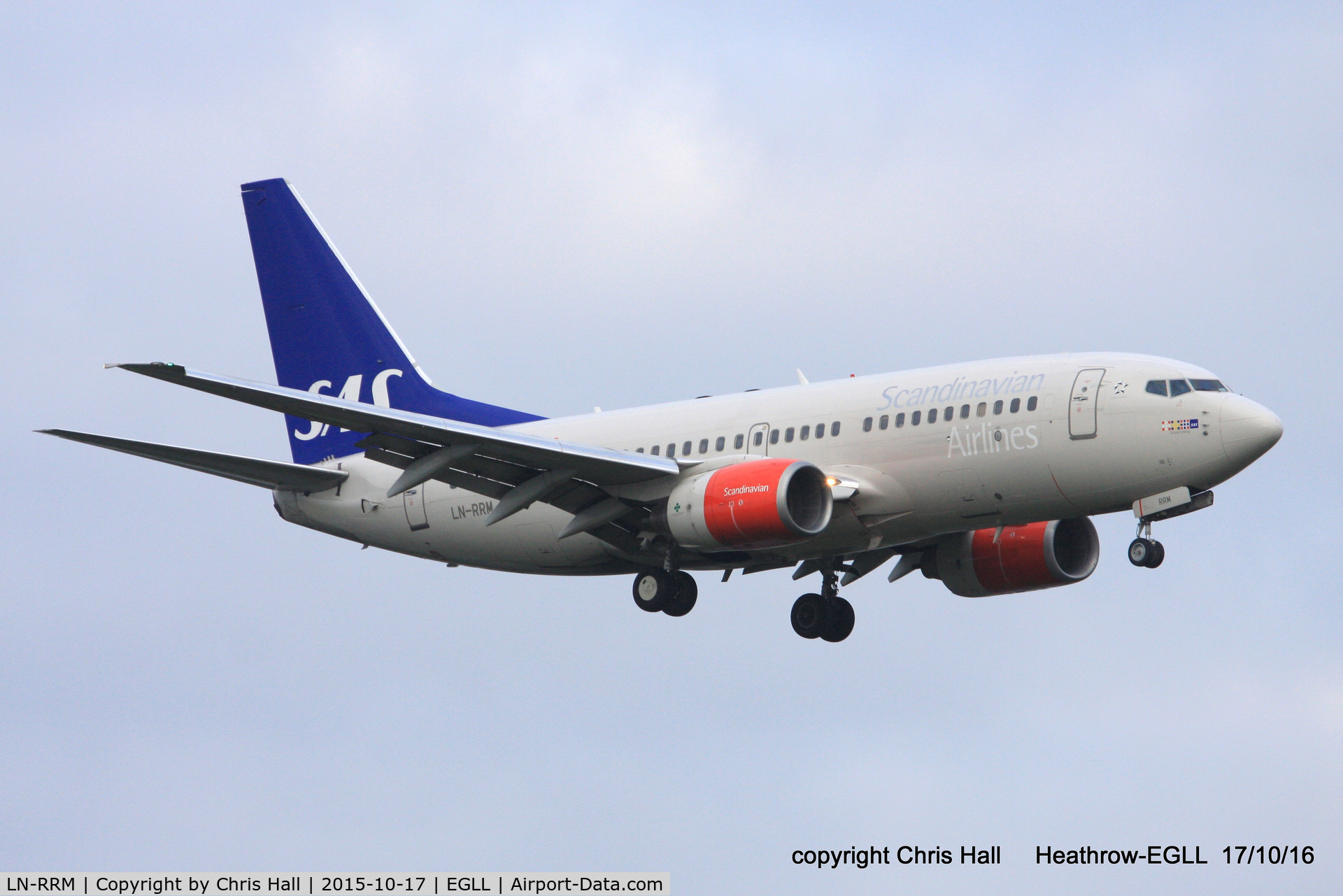 LN-RRM, 1999 Boeing 737-783 C/N 28314, SAS Scandinavian Airlines