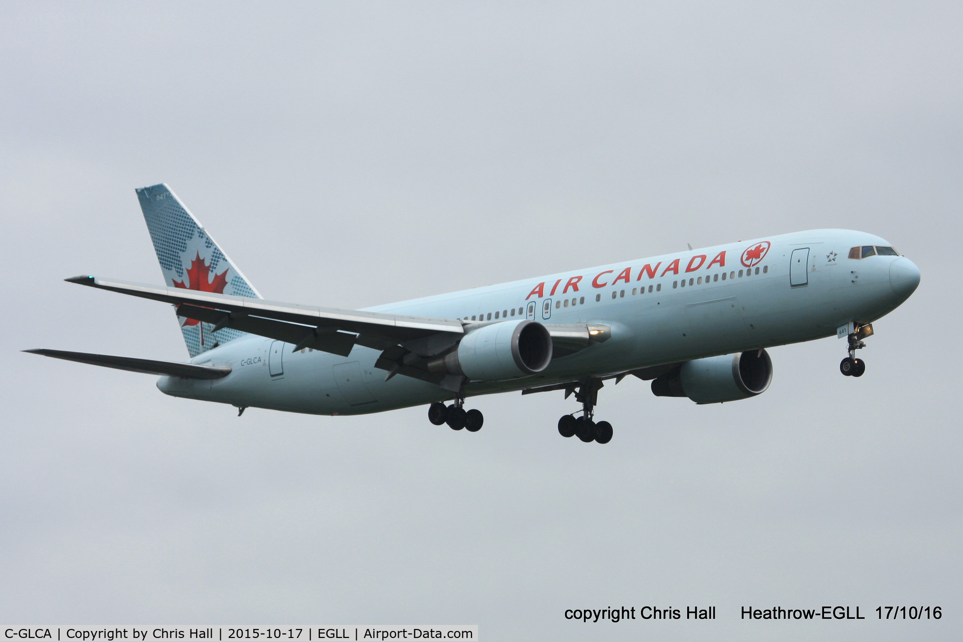 C-GLCA, 1991 Boeing 767-375 C/N 25120, Air Canada