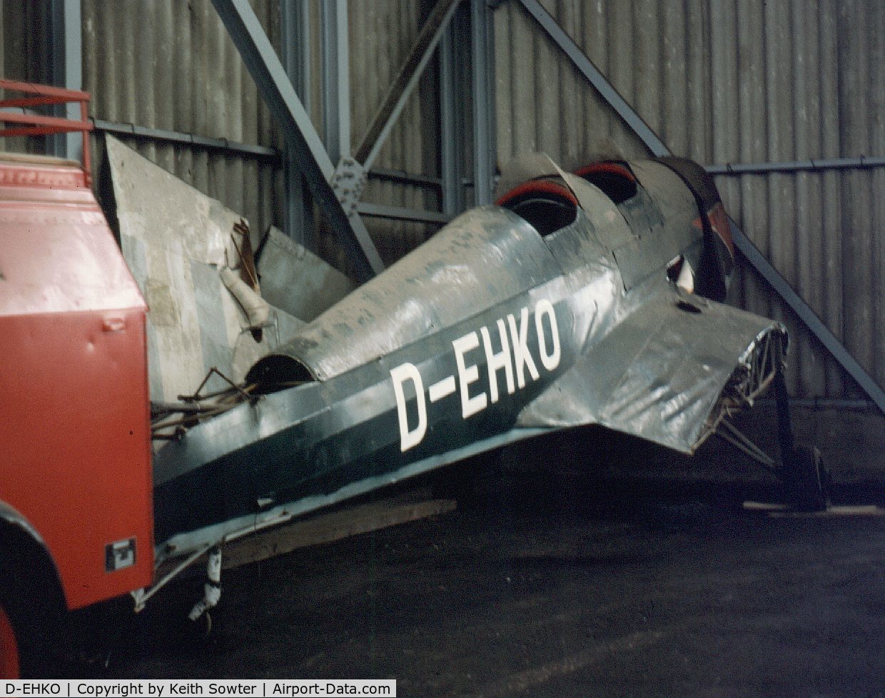 D-EHKO, 1940 Klemm Kl-35D C/N 1854, In storage