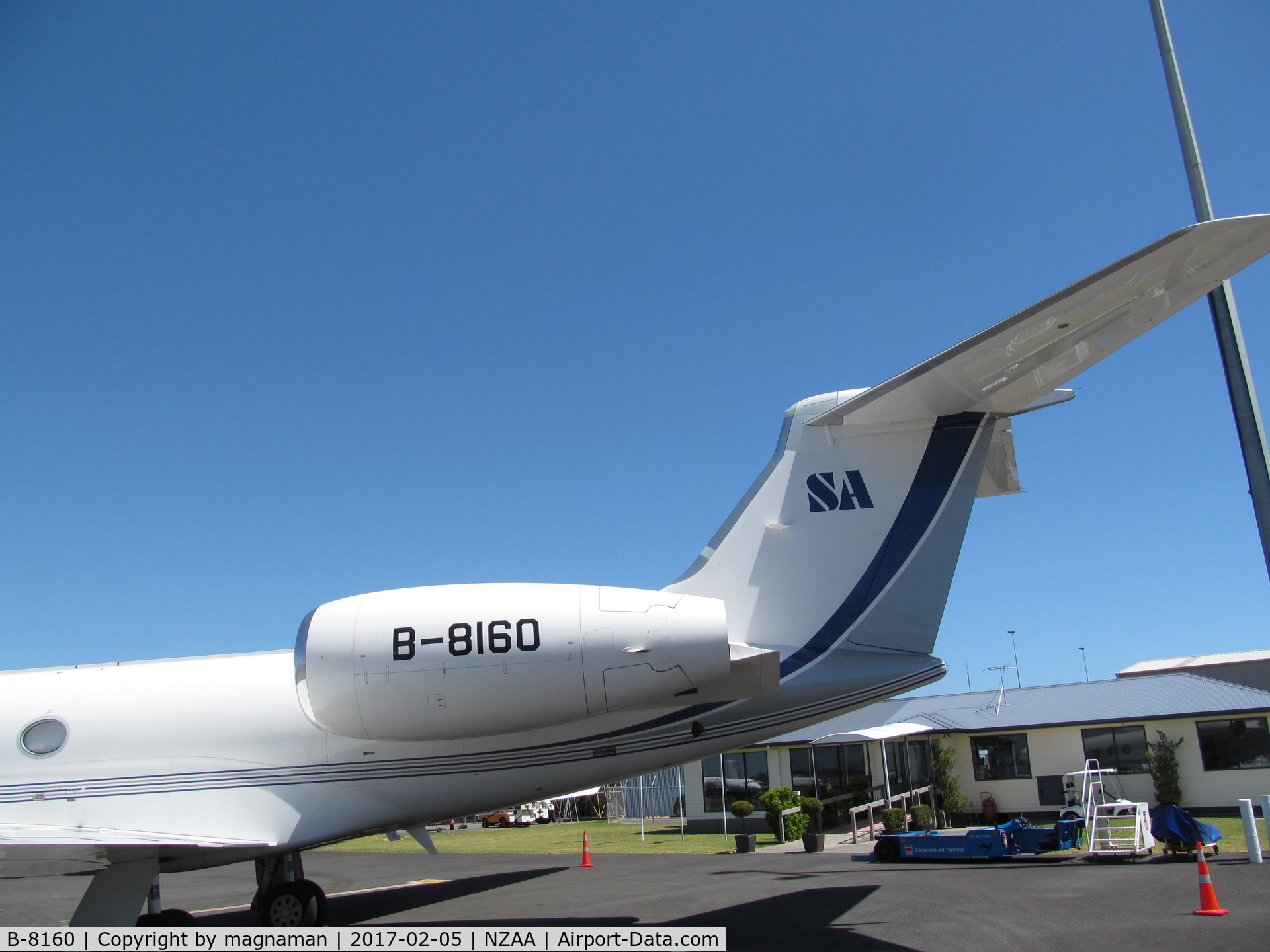 B-8160, Gulfstream Aerospace GV-SP (G550) C/N 5358, last seen at luton last summer!