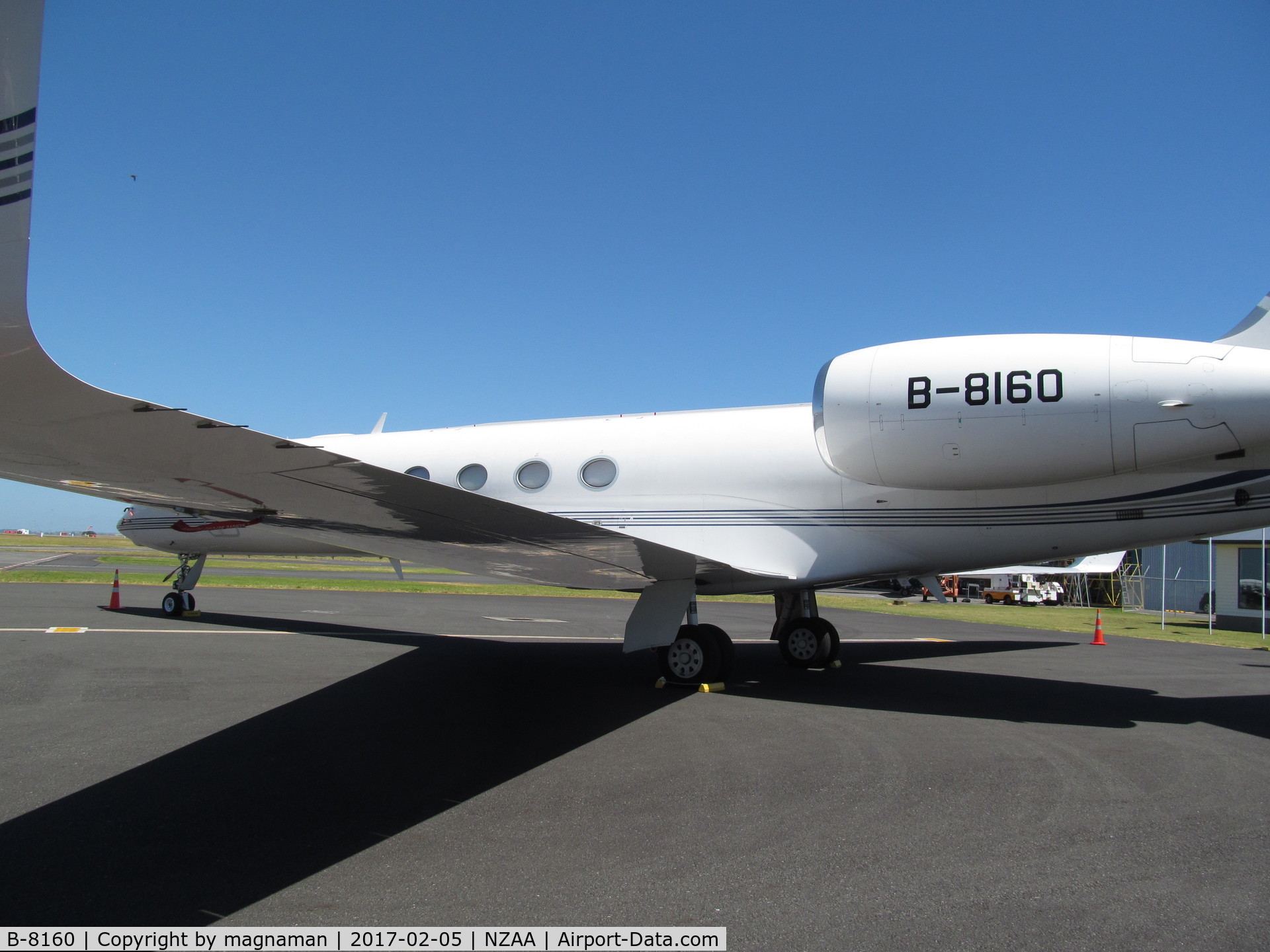 B-8160, Gulfstream Aerospace GV-SP (G550) C/N 5358, guess who needs a fish eye lens!