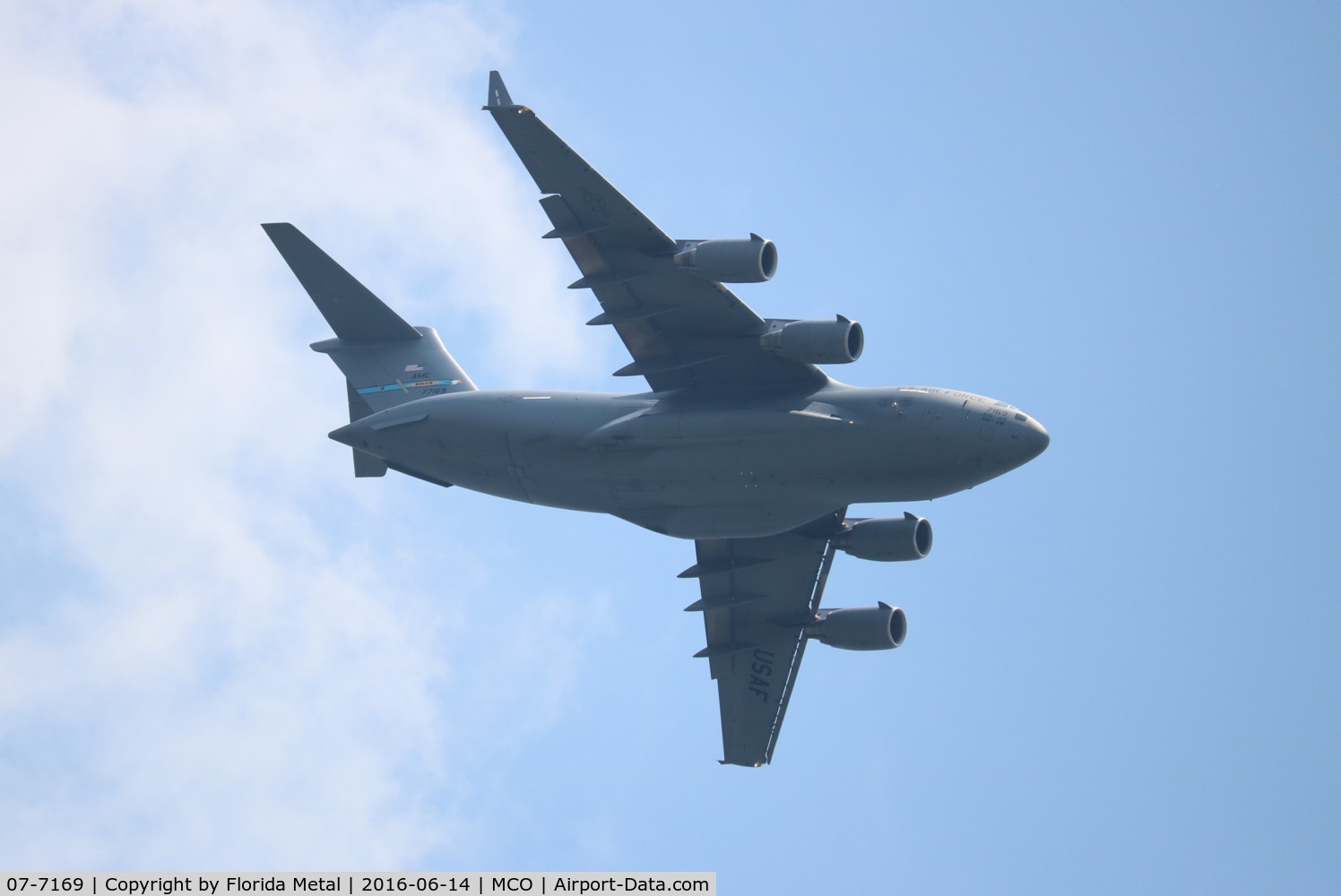 07-7169, 2007 Boeing C-17A Globemaster III C/N F-179/P-169, C-17A