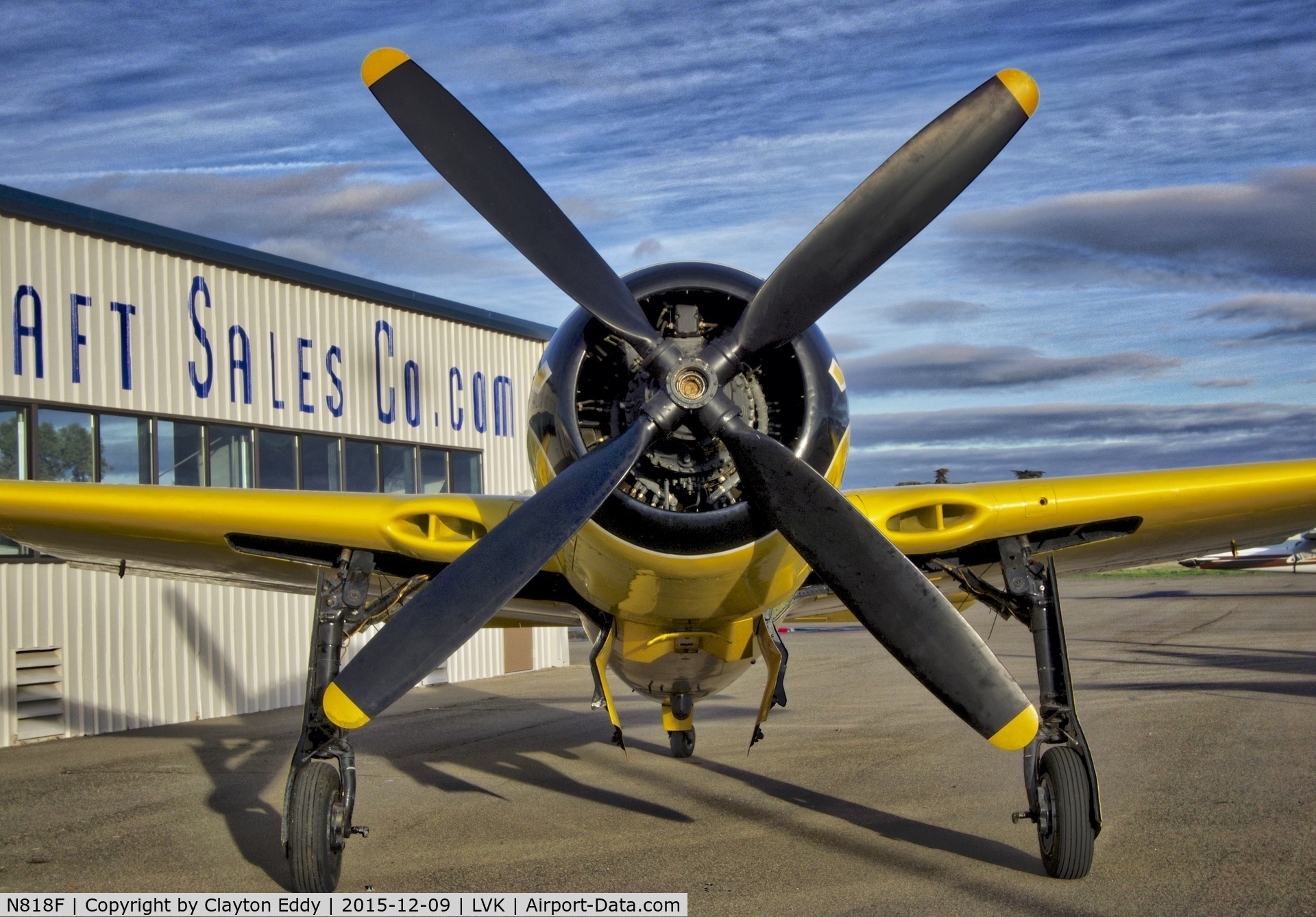 N818F, 1942 Grumman F8F-2 (G58) Bearcat C/N D.1053, Livermore Airport 2015