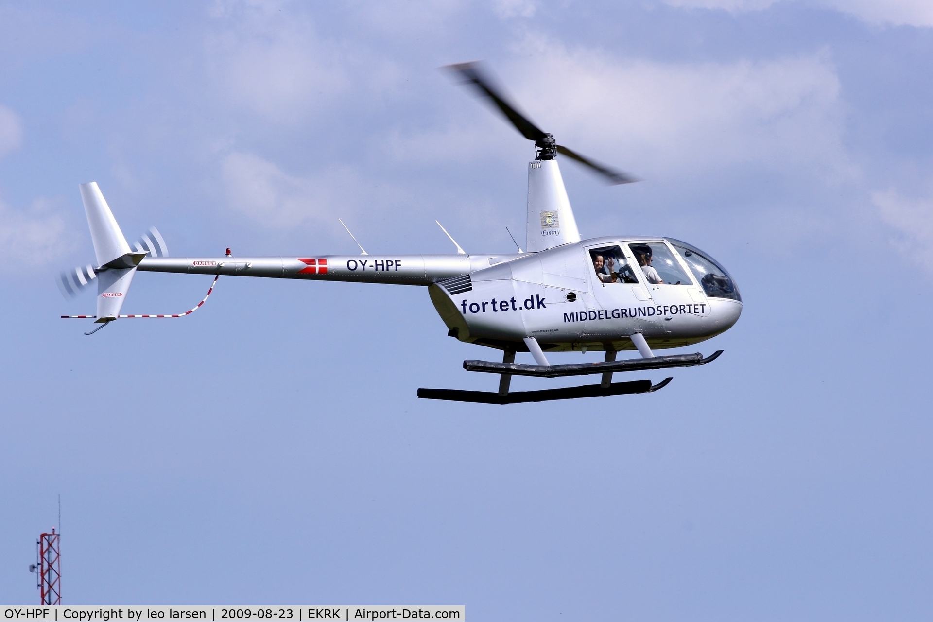 OY-HPF, 2006 Robinson R44 Clipper II C/N 11509C, Roskilde Air Show 23.8.2009