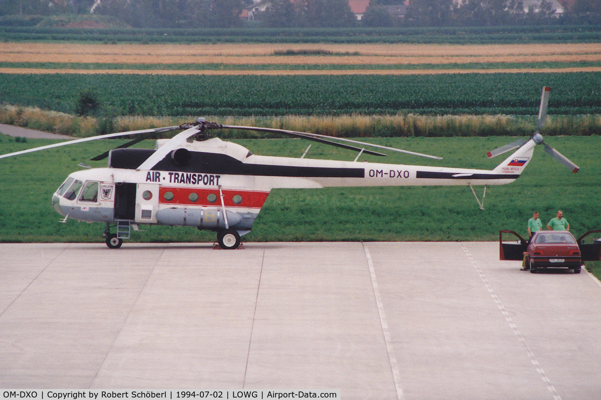 OM-DXO, Mil Mi-8T C/N 10825, Air Transport Europe OM-DXO @ LOWG