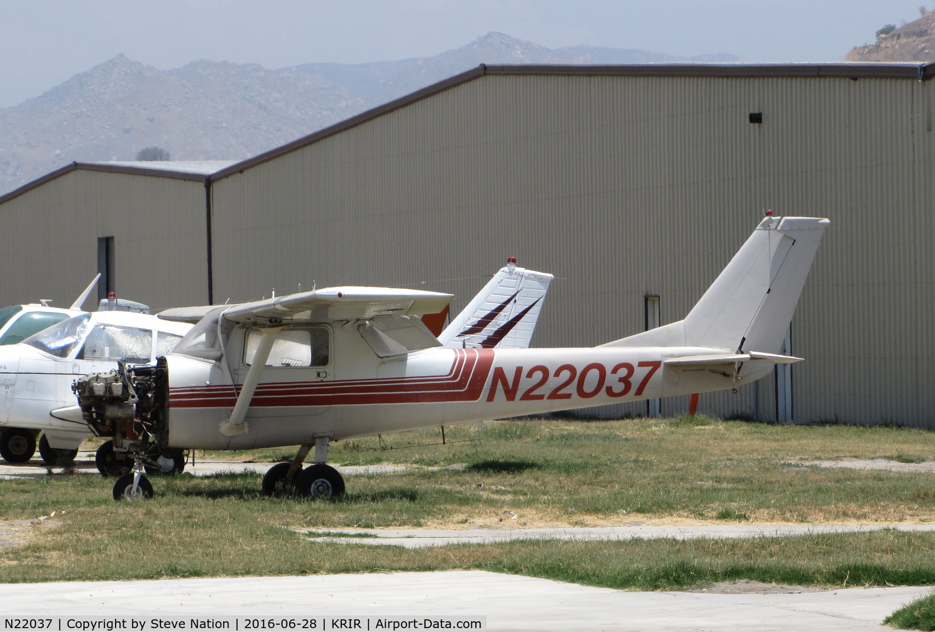 N22037, 1967 Cessna 150H C/N 15068023, 1967 Cessna 150H @ Flabob Airport, Riverside, CA home base (munus engine + cowl)