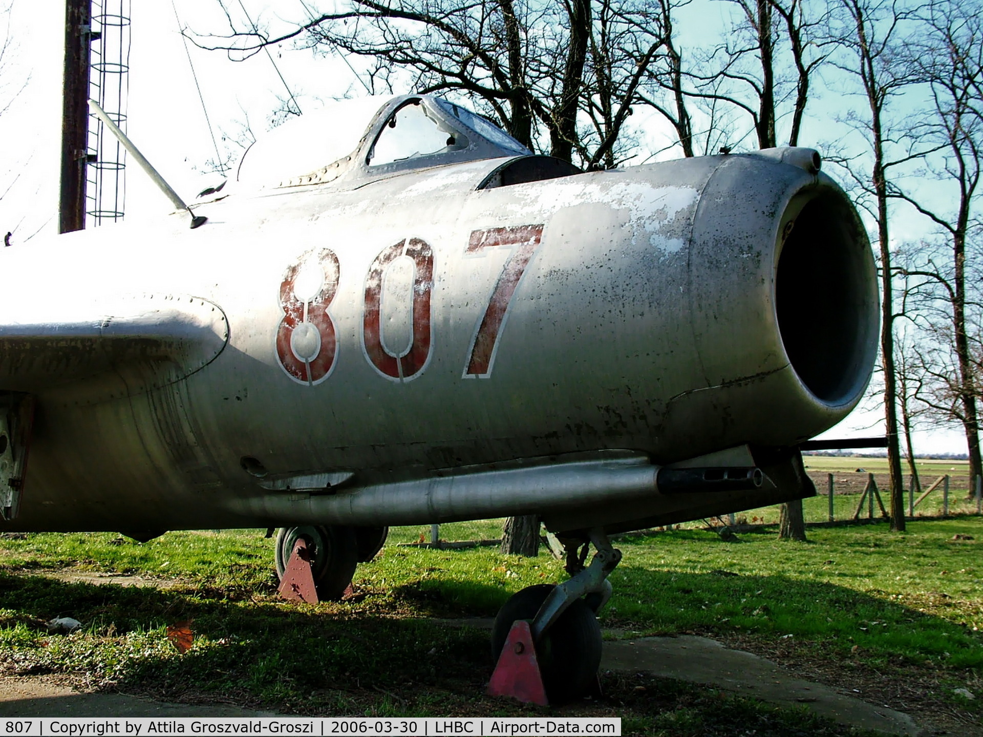 807, 1951 Mikoyan-Gurevich MiG-15 C/N 0807, Békéscsaba Airport, Hungary