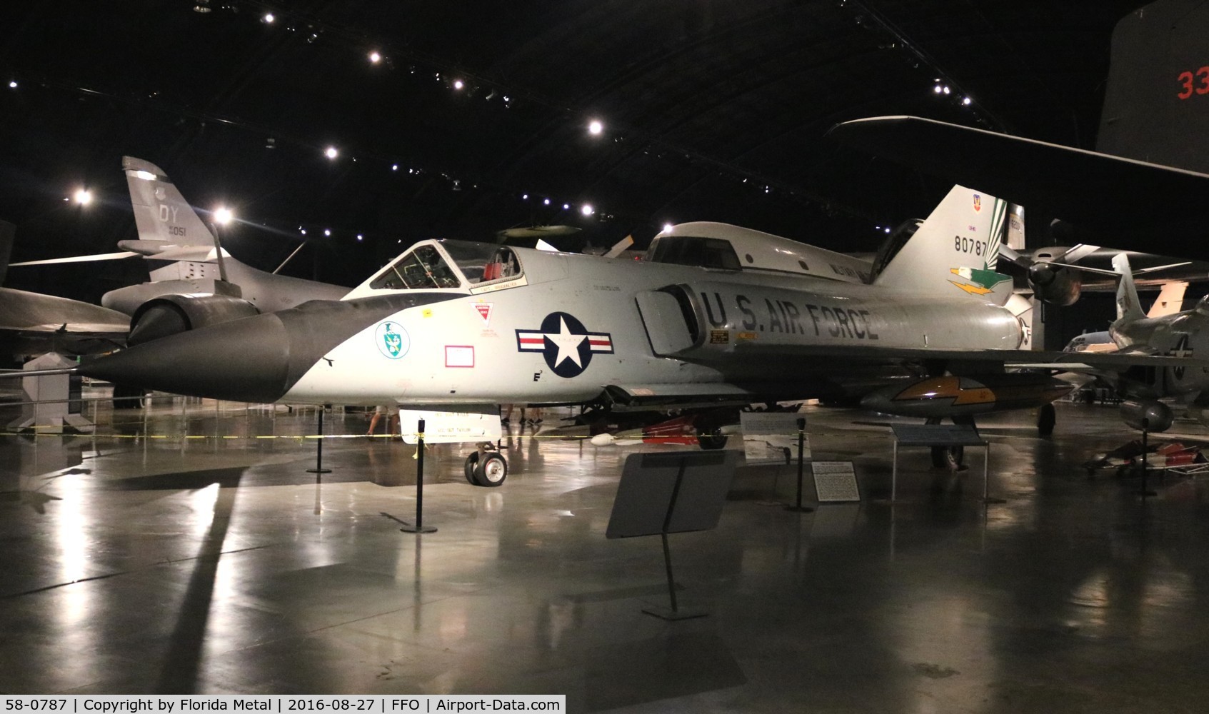 58-0787, 1958 Convair F-106A Delta Dart C/N 8-24-118, F-106A