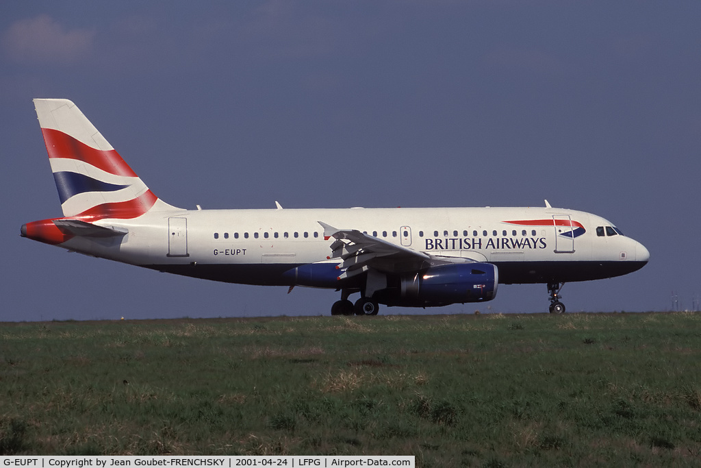G-EUPT, 2000 Airbus A319-131 C/N 1380, British Airways