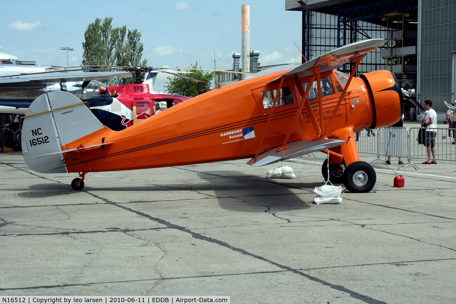 N16512, 1936 Waco YKS-6 C/N 4504, Berlin Air Show 11.6.2010