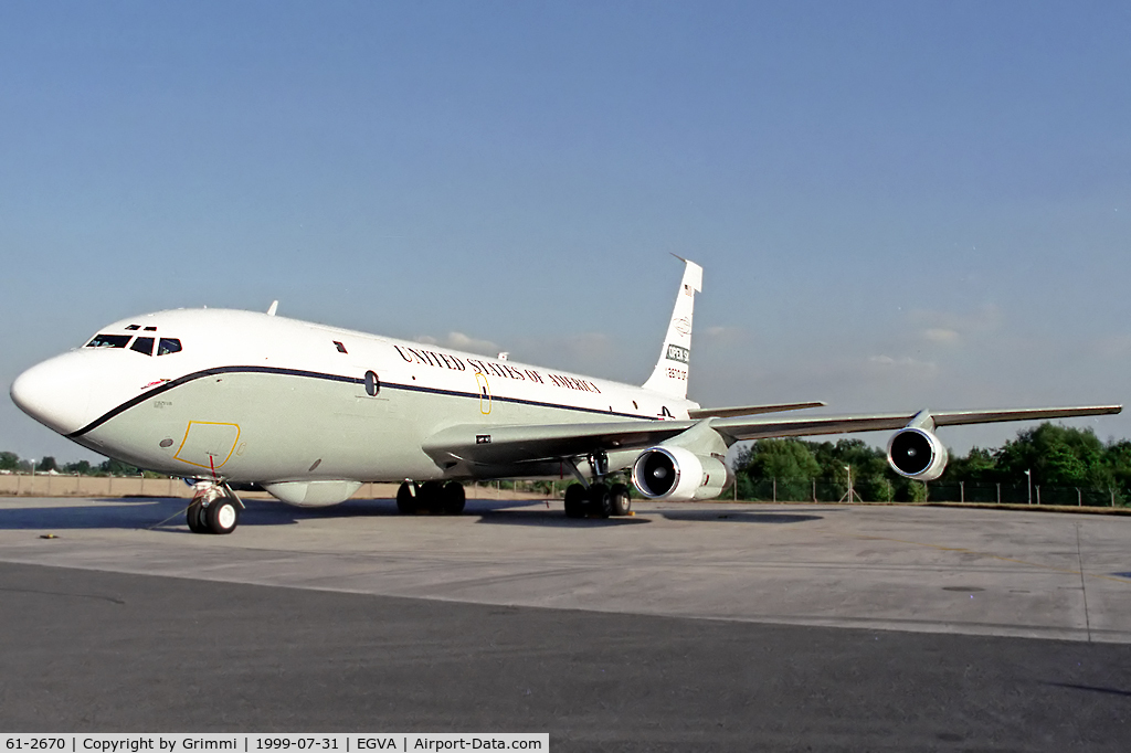61-2670, 1961 Boeing OC-135B Stratolifter C/N 18346, OC-135B in use for Opensky operations - RIAT 1999