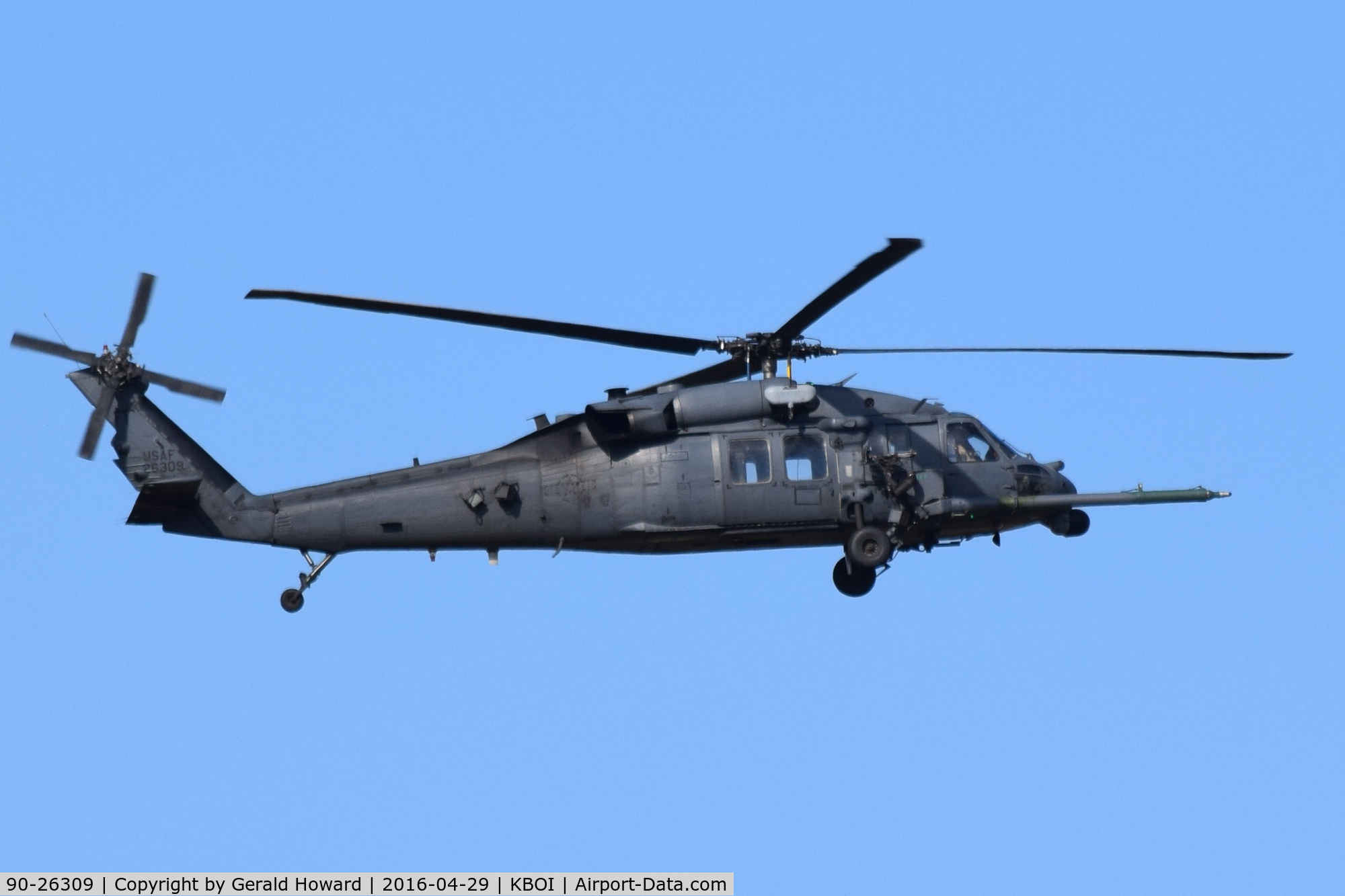 90-26309, 1990 Sikorsky HH-60G Pave Hawk C/N 70-1539, Departing BOI