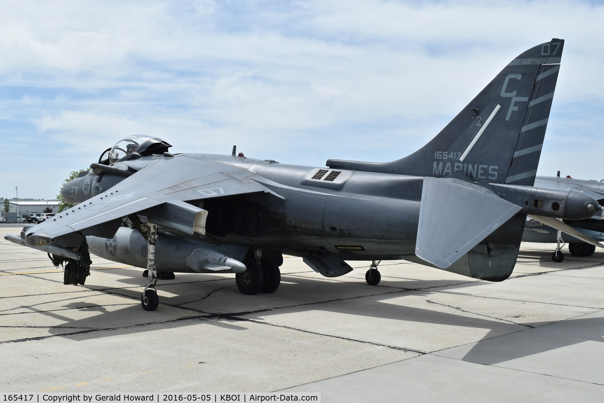 165417, Boeing AV-8B+(R)-26-MC Harrier II Plus C/N B289, VMA-211, “Avengers
