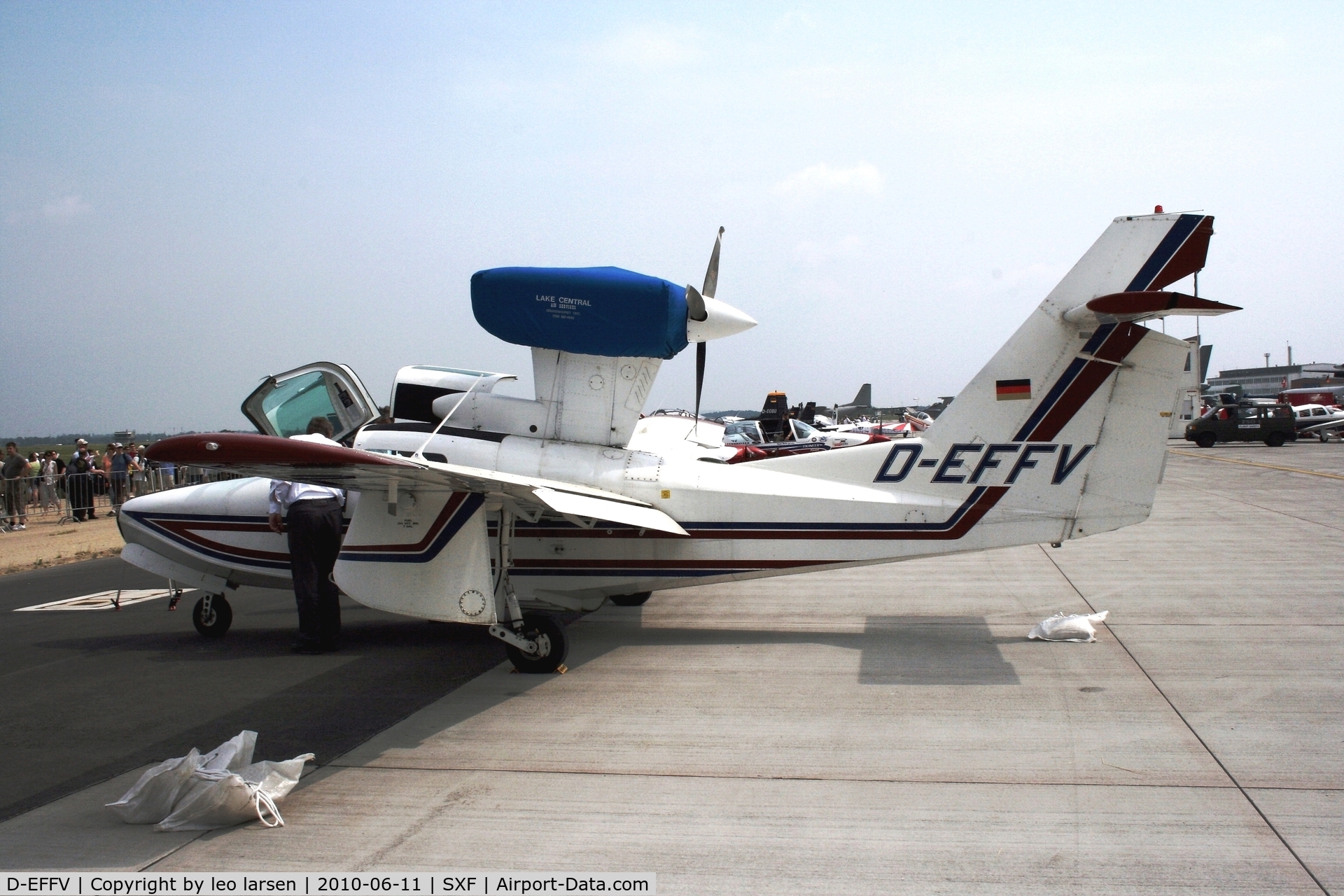 D-EFFV, 1988 Lake LA-250 Renegade C/N 66, Berlin Air Show 11.6.2010