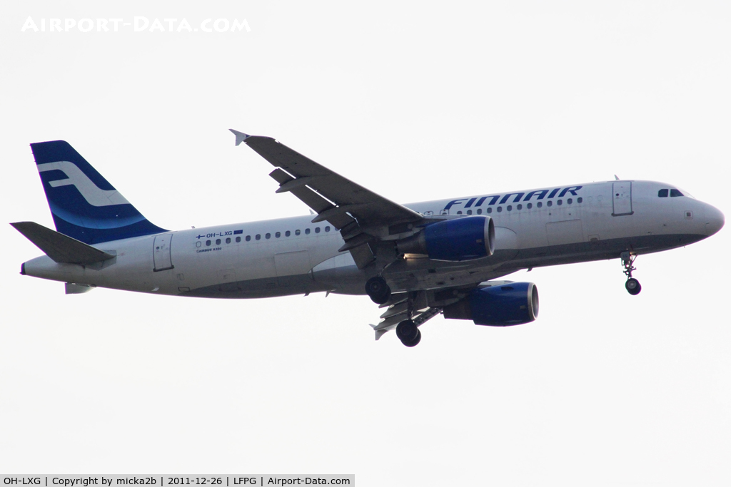 OH-LXG, 2002 Airbus A320-214 C/N 1735, Landing