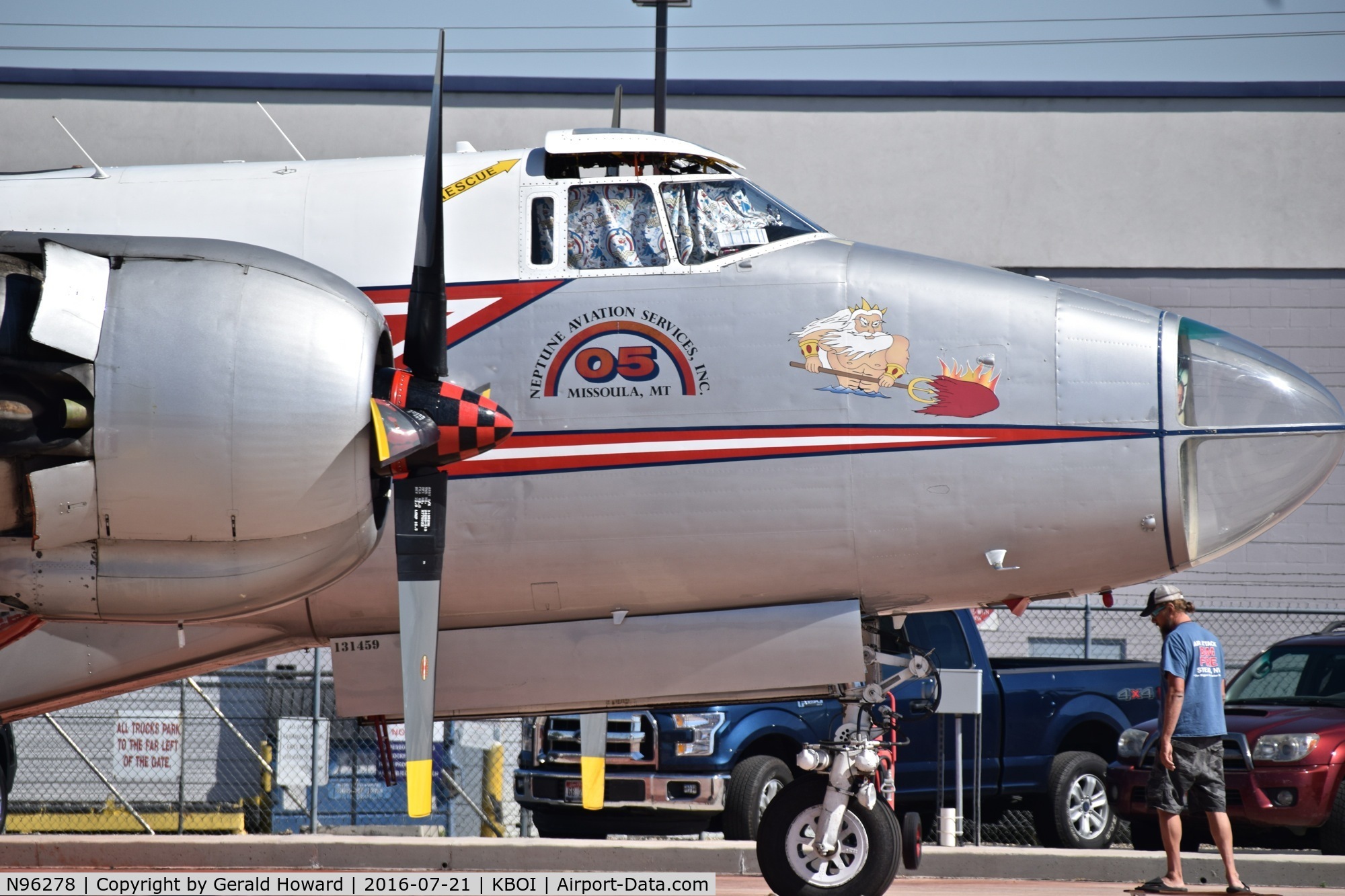 N96278, Lockheed P2V-5F Neptune C/N 426-5340, Parked on NIFC ramp.