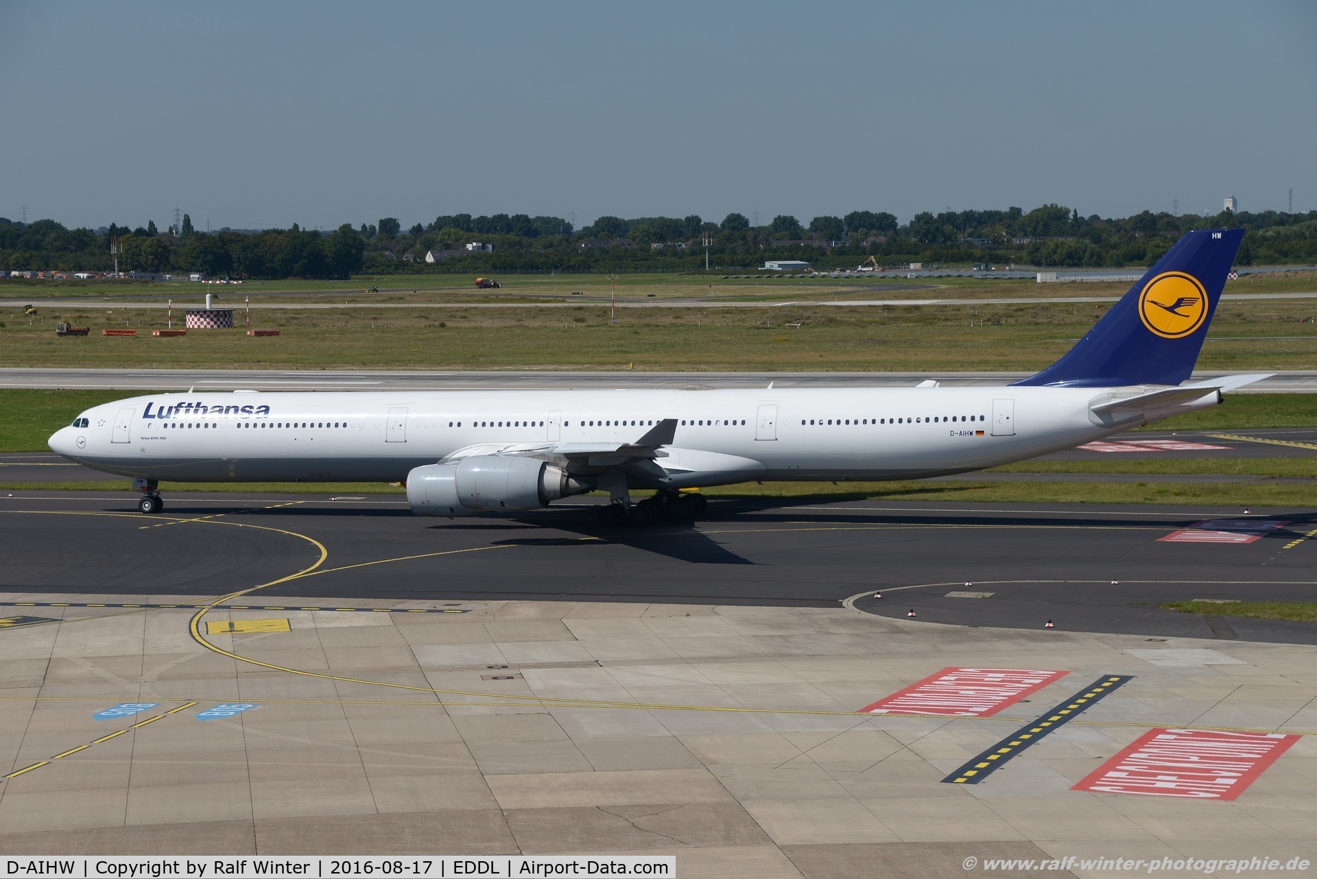 D-AIHW, 2008 Airbus A340-642X C/N 972, Airbus A340-642 - LH DLH Lufthansa - 972 - D-AIHW - 17.08.2016 - DUS