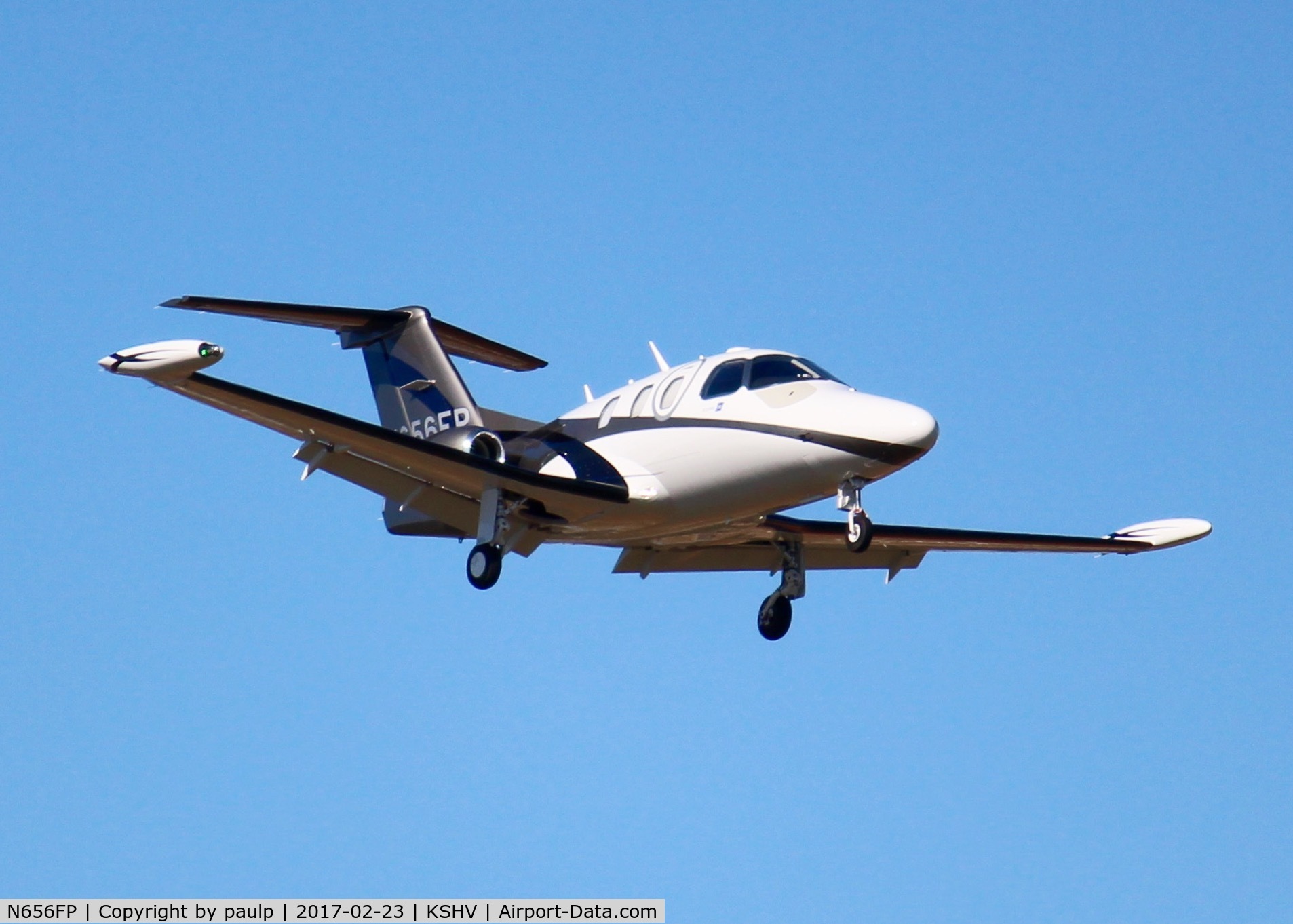N656FP, 2008 Eclipse Aviation Corp EA500 C/N 000265, At Shreveport Regional.