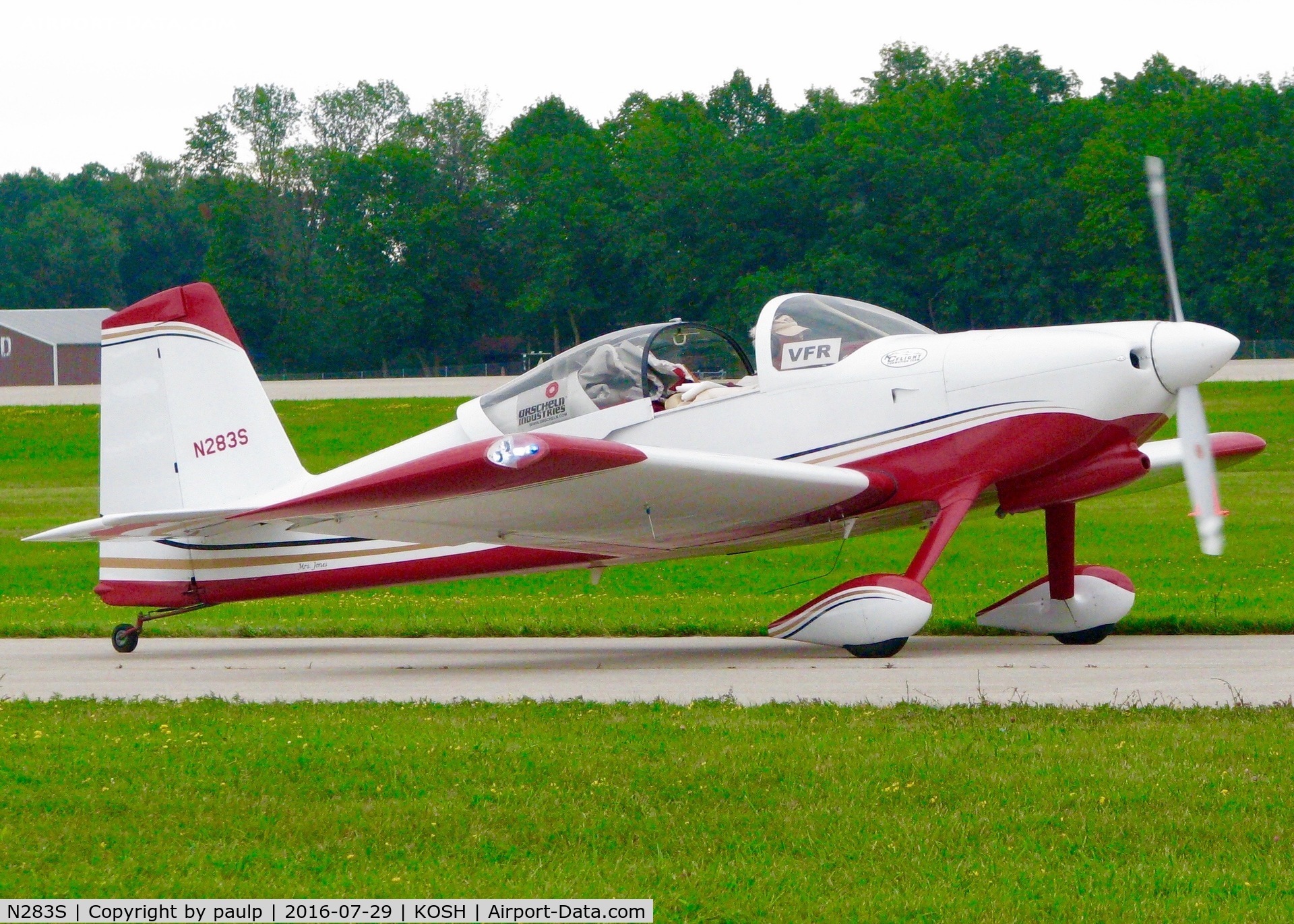 N283S, Vans RV-7 C/N 73041, At Oshkosh.