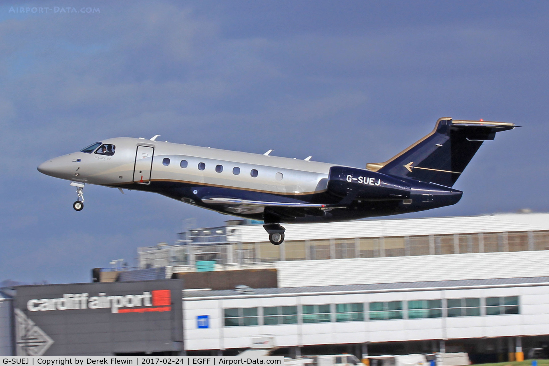 G-SUEJ, 2016 Embraer EMB-550 Legacy 500 C/N 55000042, Legacy 50, Saxonair Charter Ltd, london Stanstead based, call sign Saxonair 50J, previously PR-LJW, seen departing runway 30 en-route to Edinburgh?