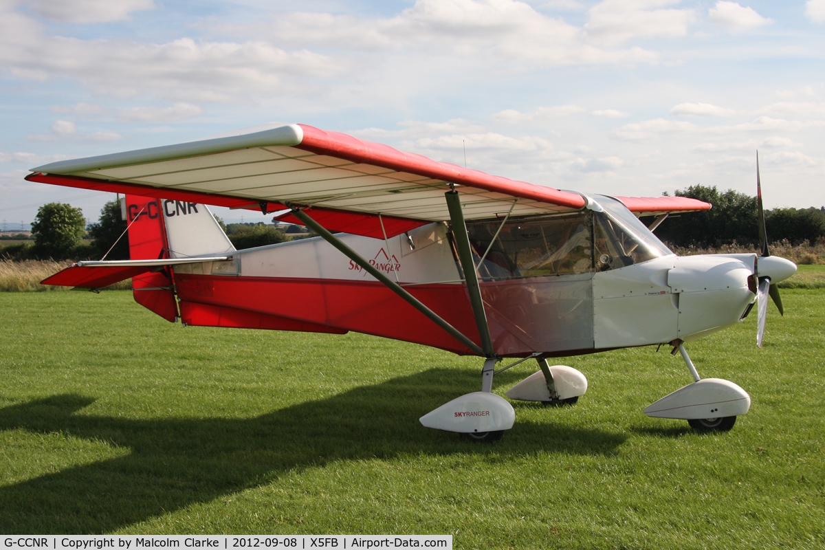 G-CCNR, 2004 Best Off Skyranger 912(2) C/N BMAA/HB/315, Best Off Skyranger 912(2), Fishburn Airfield UK, September 8th 2012.