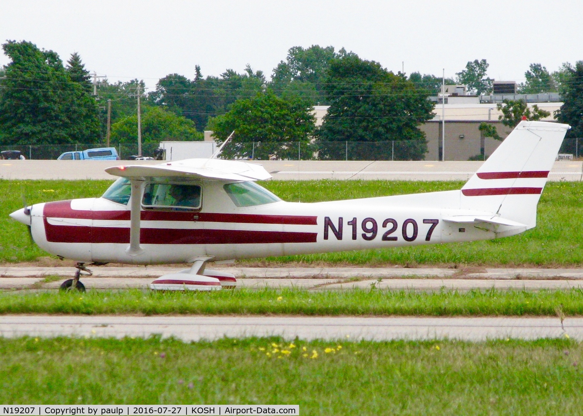 N19207, 1972 Cessna 150L C/N 15074237, At Oshkosh.
