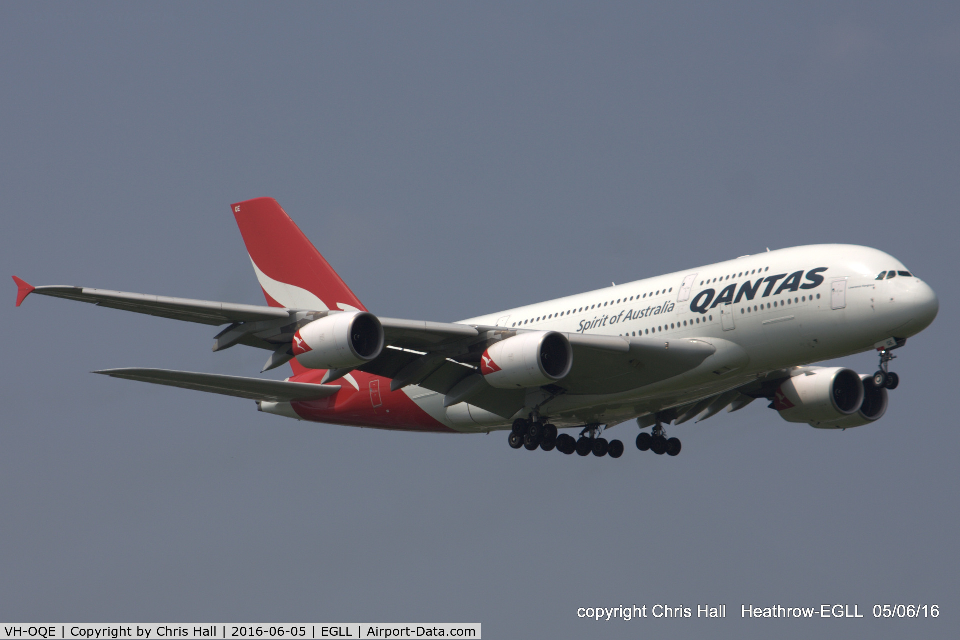 VH-OQE, 2009 Airbus A380-842 C/N 027, Qantas
