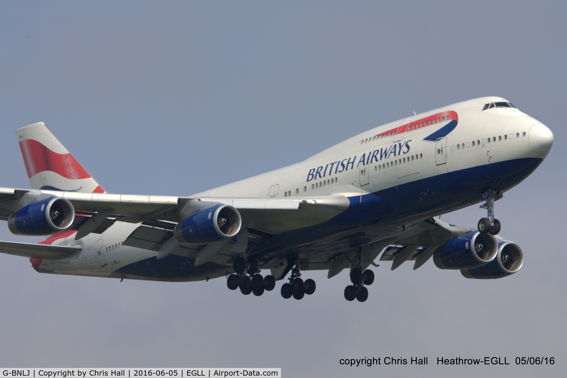 G-BNLJ, 1990 Boeing 747-436 C/N 24052, British Airways
