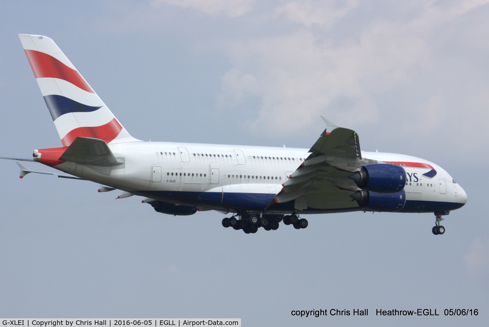 G-XLEI, 2014 Airbus A380-841 C/N 173, British Airways