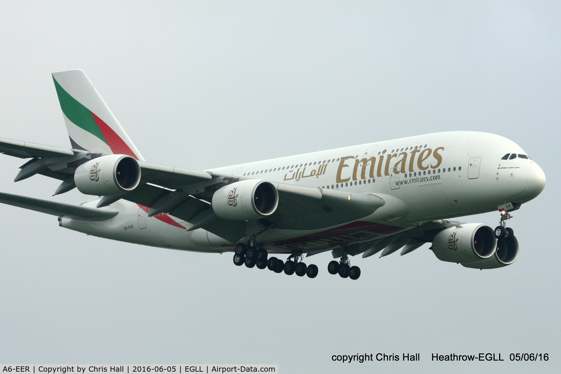 A6-EER, 2013 Airbus A380-861 C/N 139, Emirates