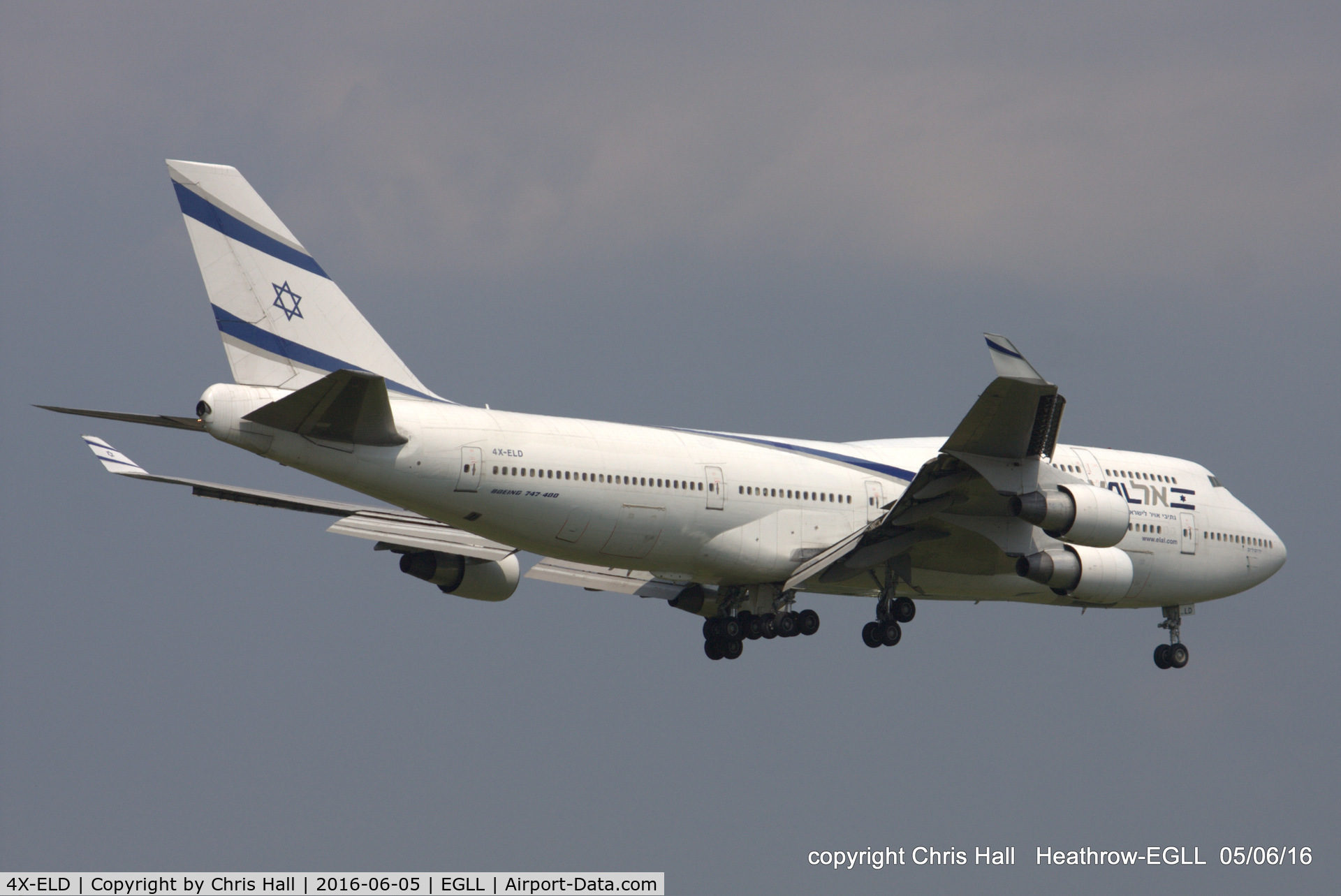 4X-ELD, 1999 Boeing 747-458 C/N 29328, EL AL