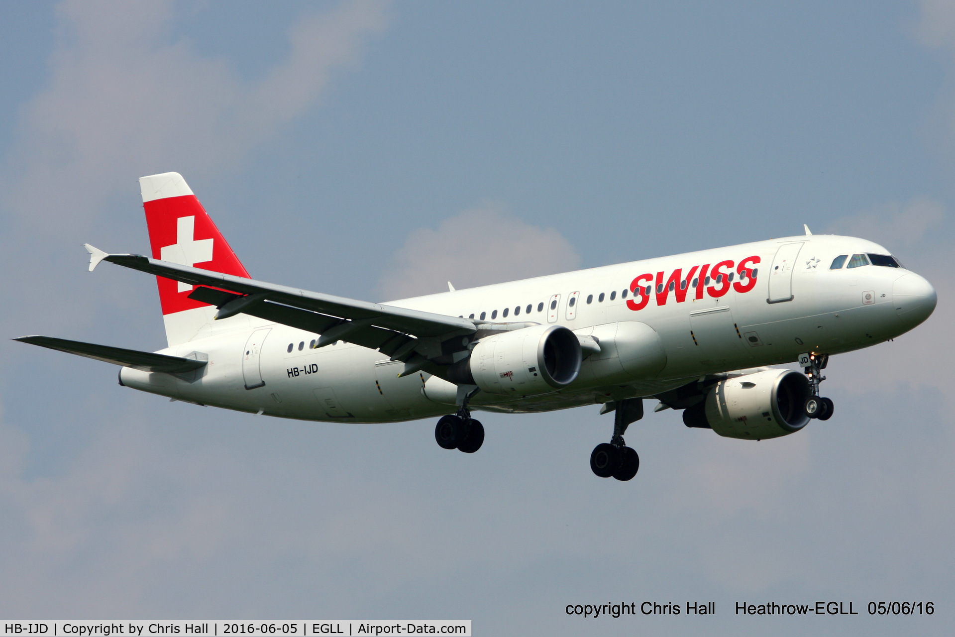 HB-IJD, 1995 Airbus A320-214 C/N 553, Swiss