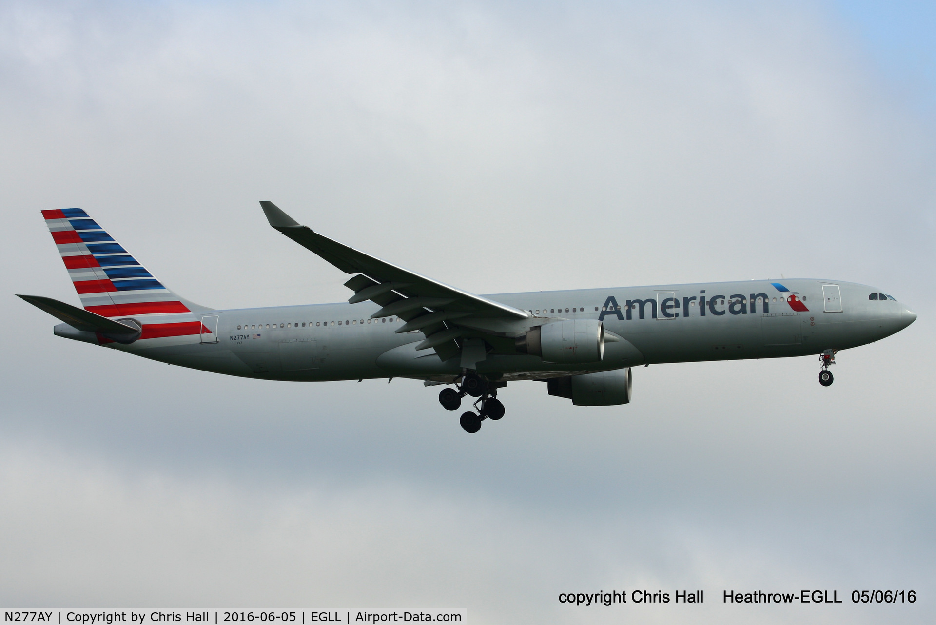 N277AY, 2001 Airbus A330-323 C/N 0380, American Airlines
