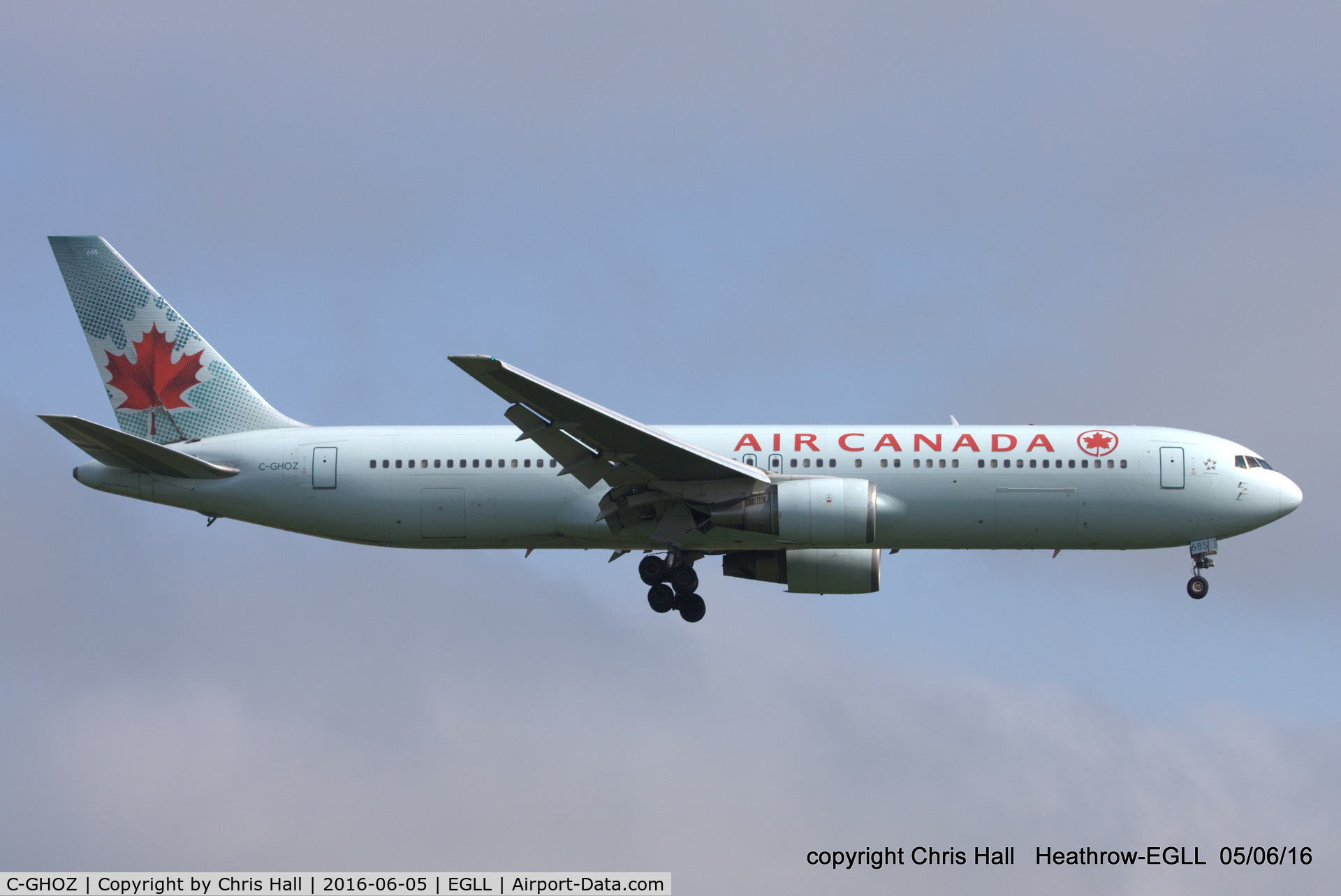 C-GHOZ, 1989 Boeing 767-375 C/N 24087, Air Canada