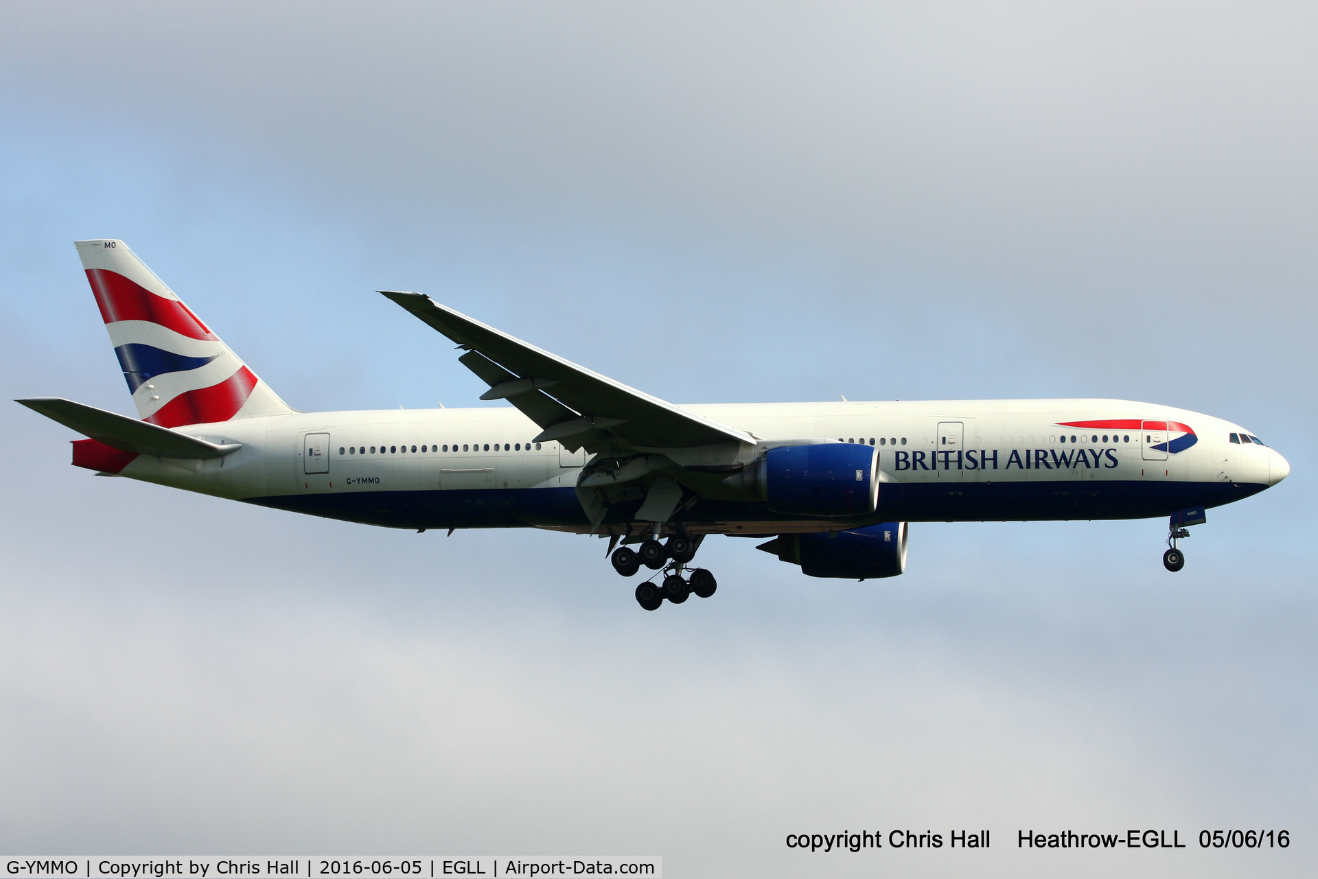 G-YMMO, 2001 Boeing 777-236 C/N 30317, British Airways