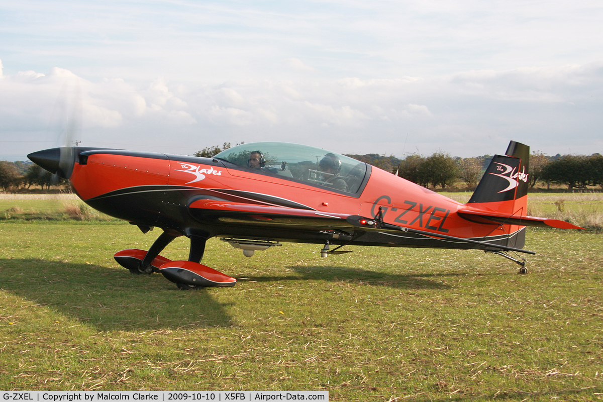 G-ZXEL, 2006 Extra EA-300L C/N 1224, Extra EA-300L, Fishfield Airfield UK, October 10th 2009.